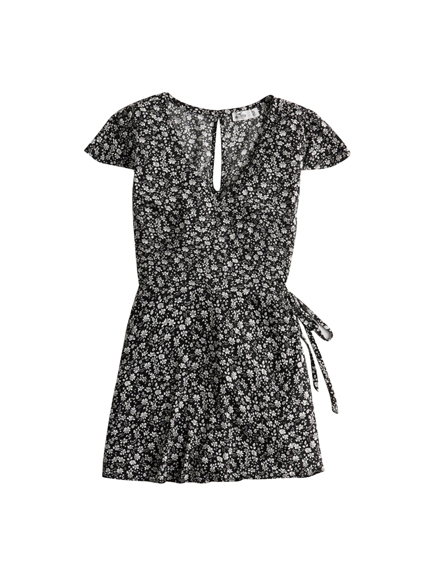 HOLLISTER Suknelė 'T12 SS Romper'  balta / juoda