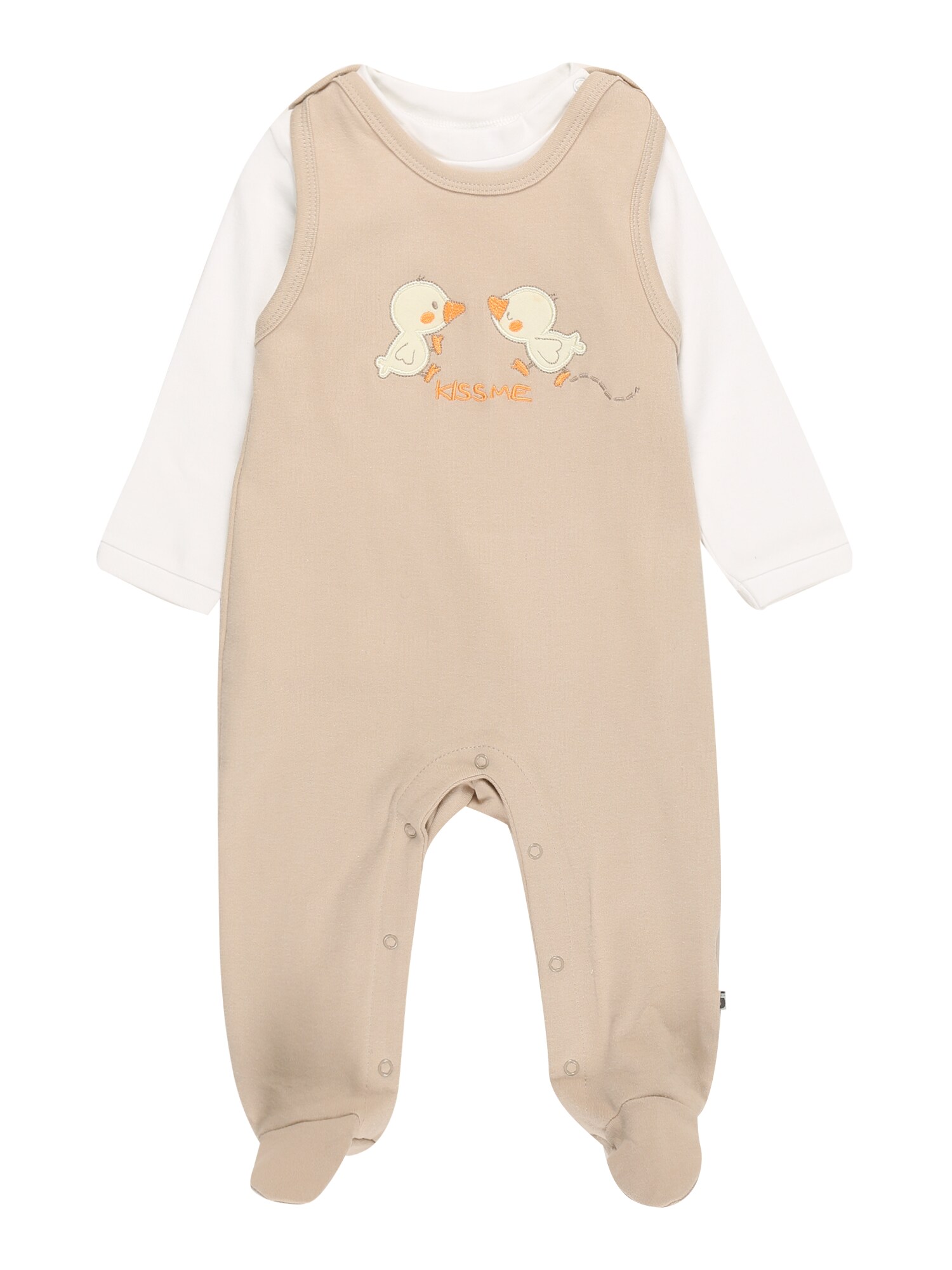 JACKY Set  crem / bej deschis / portocaliu / alb lână