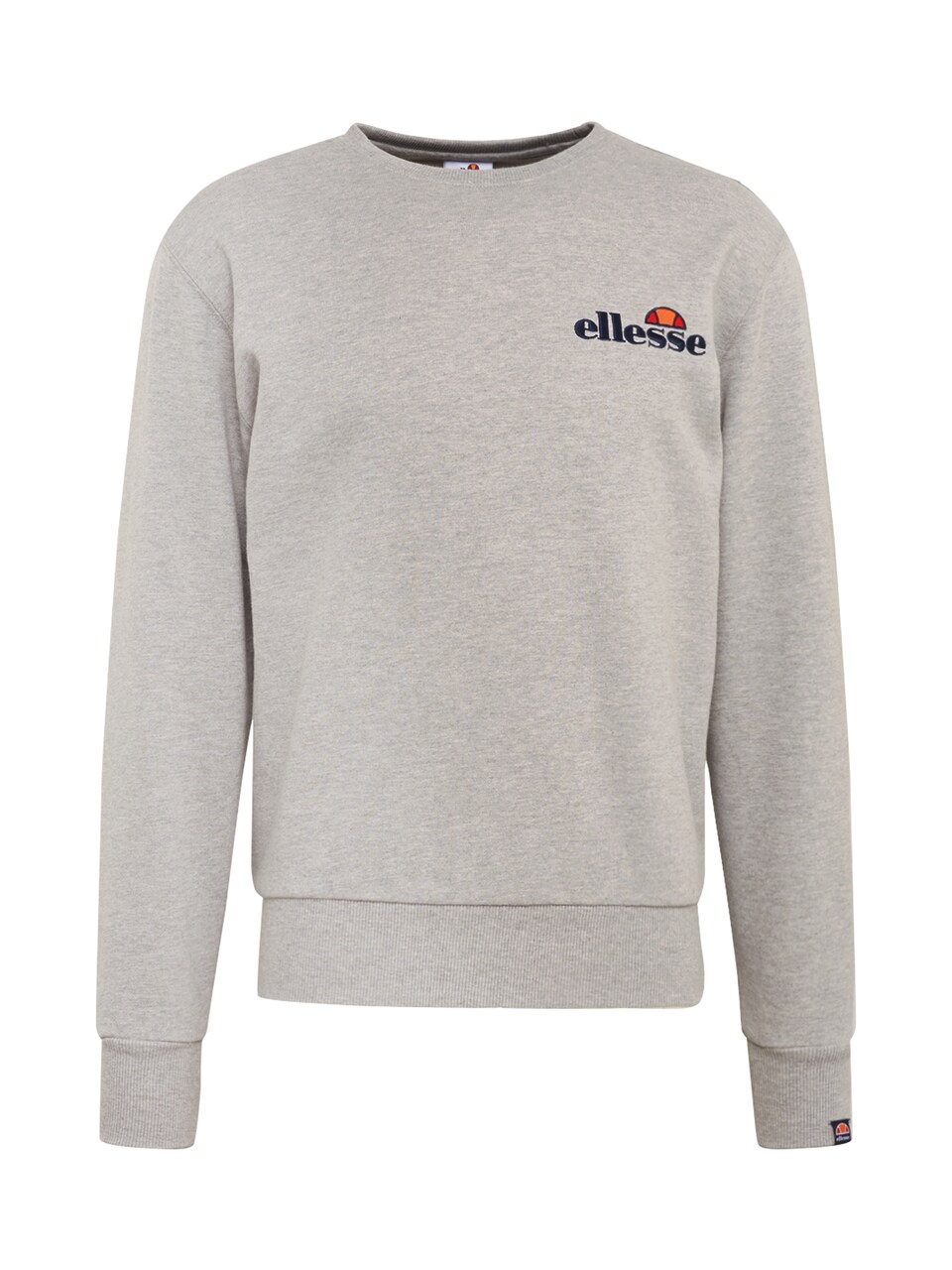 Sweatshirt 'Fierro' marinblå / gråmelerad / orange