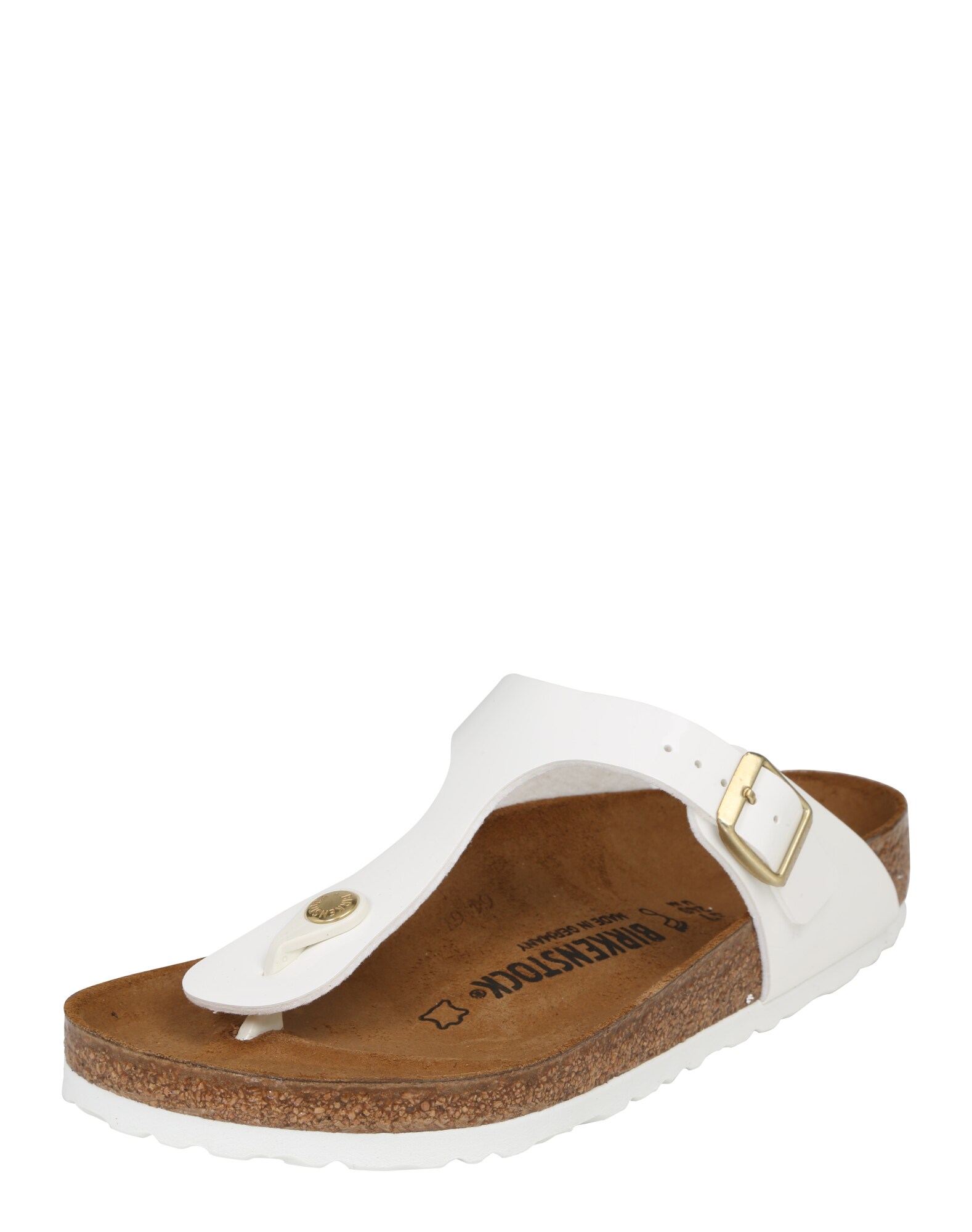 BIRKENSTOCK Šlepetės per pirštą 'Gizeh'  balta