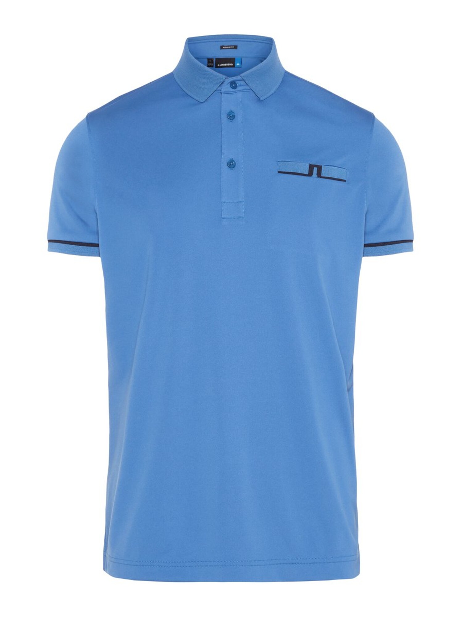 Jlindeberg Heren Functioneel Shirt Petr Kobaltblauw Royal Bluekoningsblauw jlindeberg kopen in de aanbieding