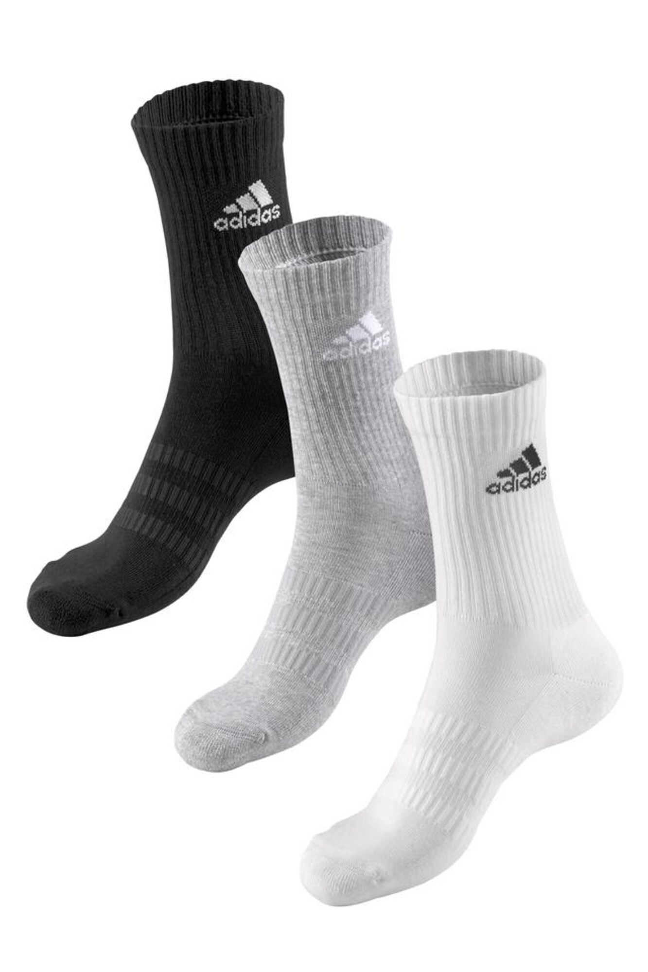 ADIDAS PERFORMANCE Sportinės kojinės  šviesiai pilka / juoda / balta