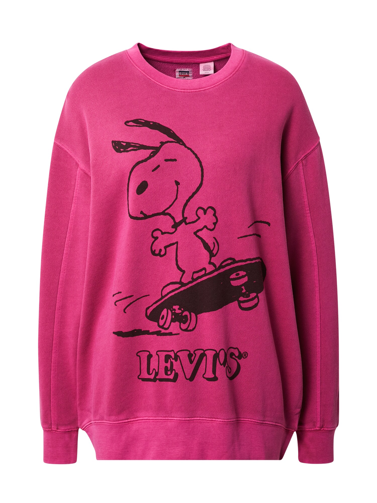 LEVI'S Megztinis be užsegimo 'UNBASIC'  juoda / tamsiai rožinė
