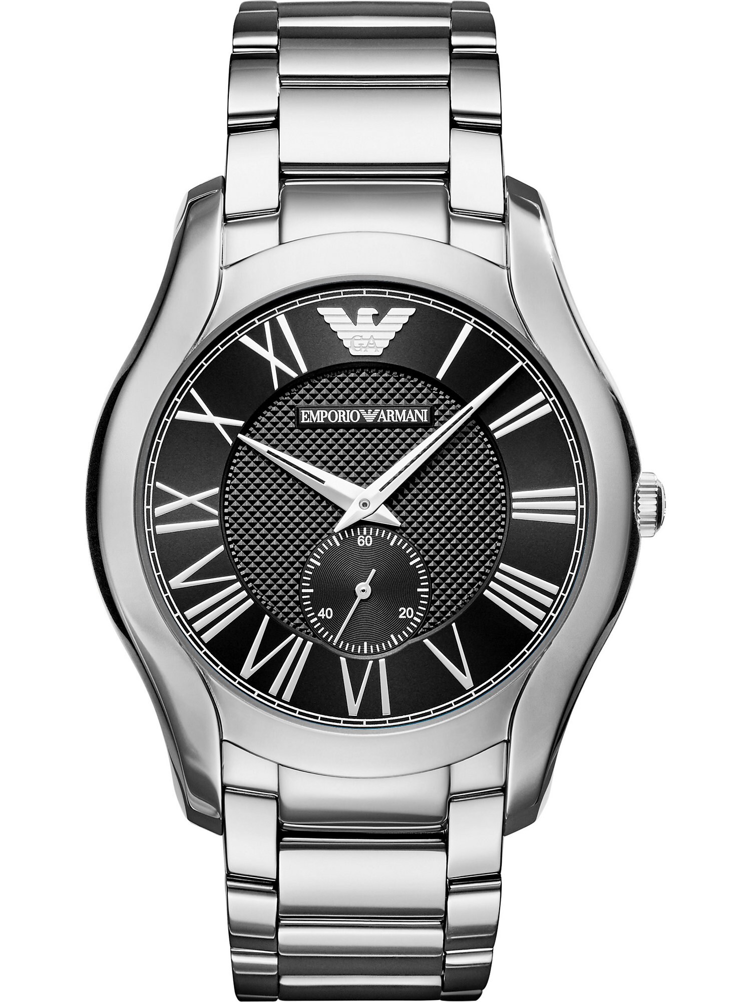 Emporio Armani Uhr schwarz / silber