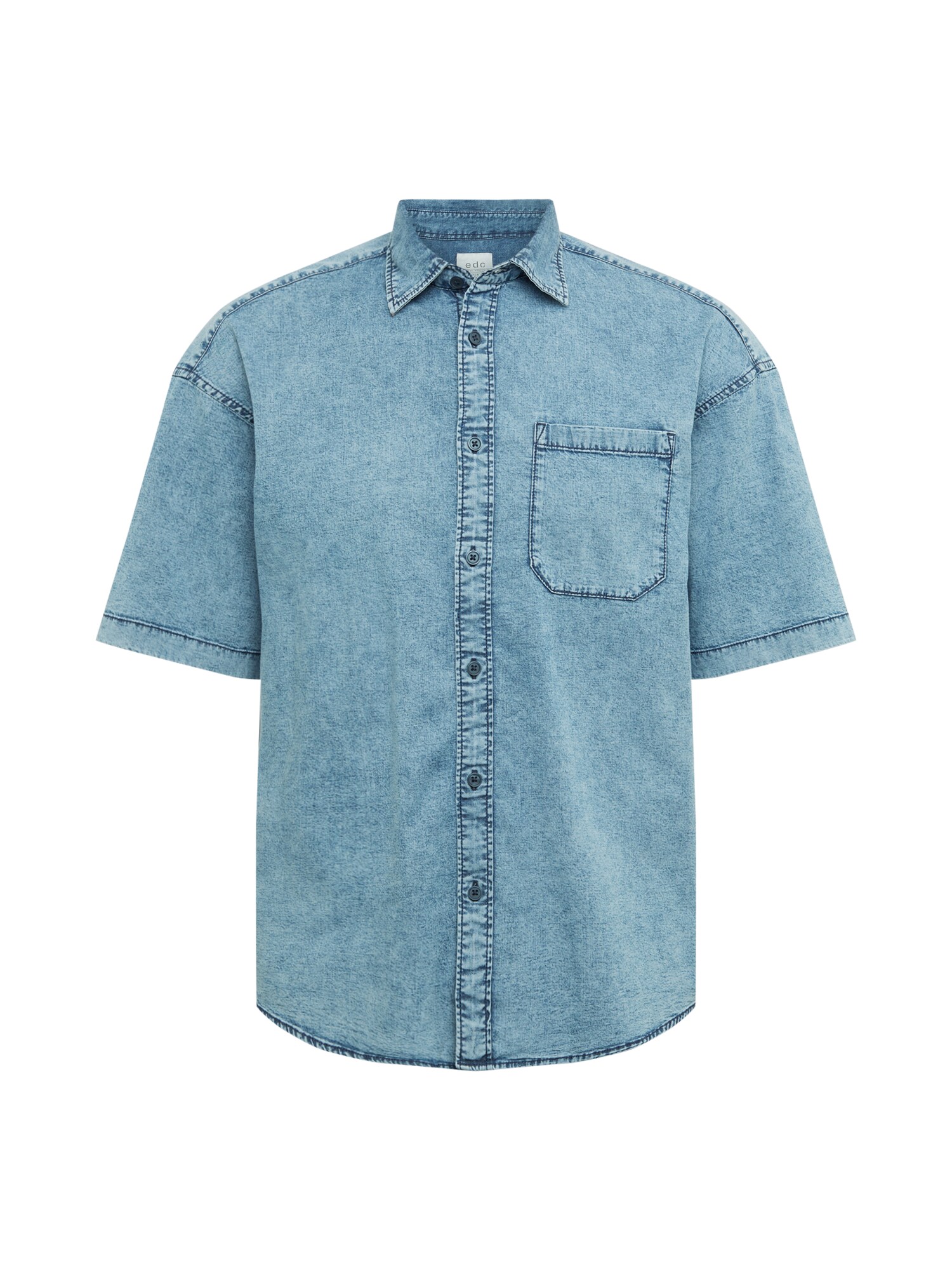EDC BY ESPRIT Dalykiniai marškiniai  tamsiai (džinso) mėlyna