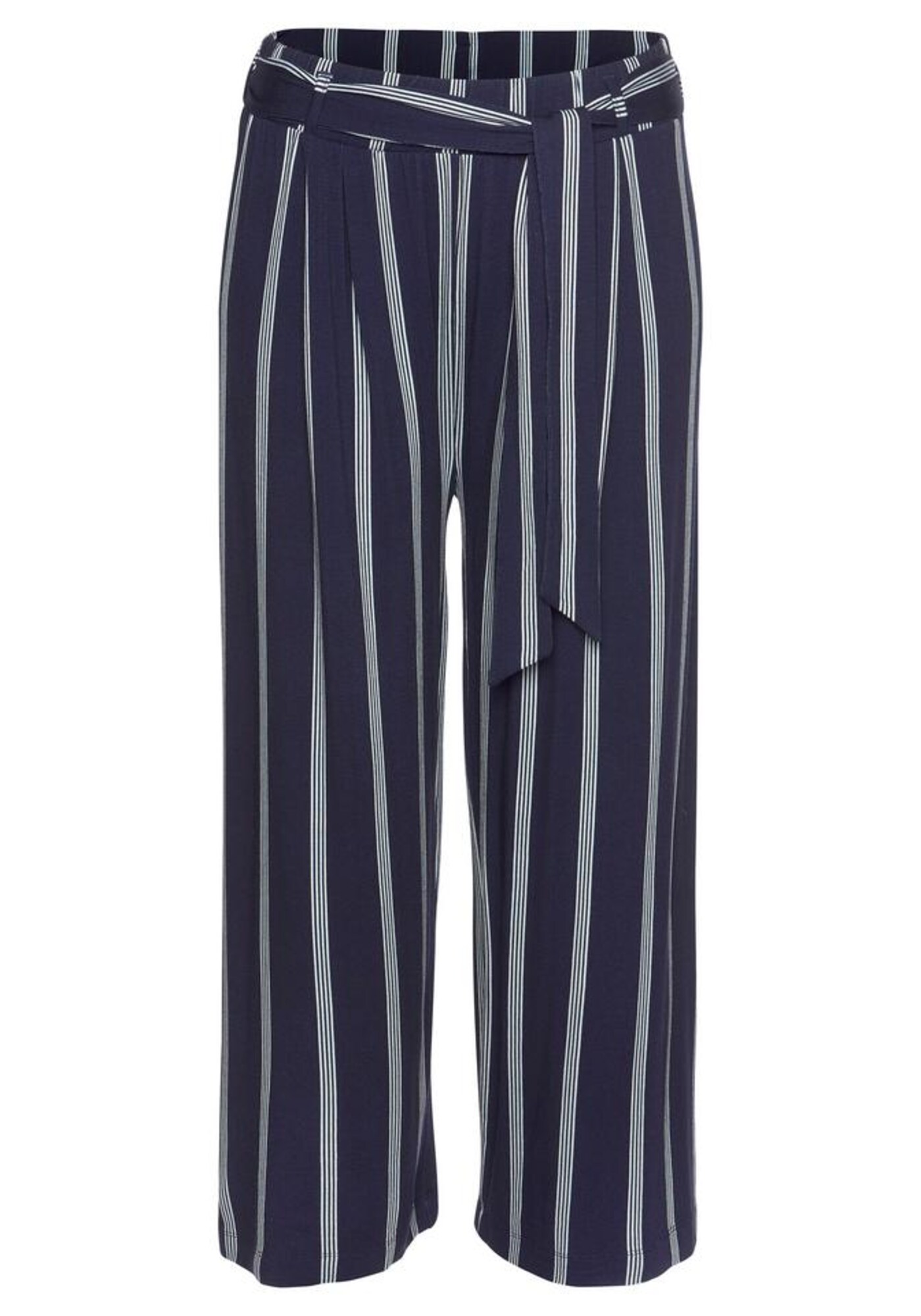 LASCANA Pantaloni  bleumarin / alb