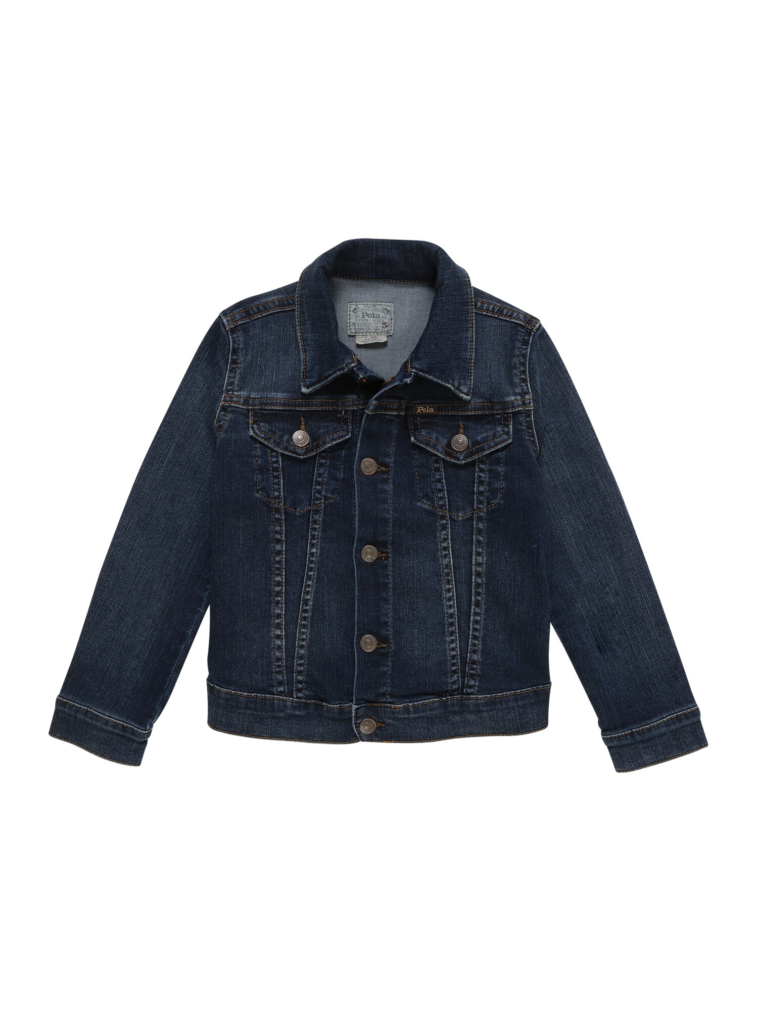 Polo Ralph Lauren Meisjes Tussenjas Denim Trucker Blauw polo ralph lauren kopen in de aanbieding