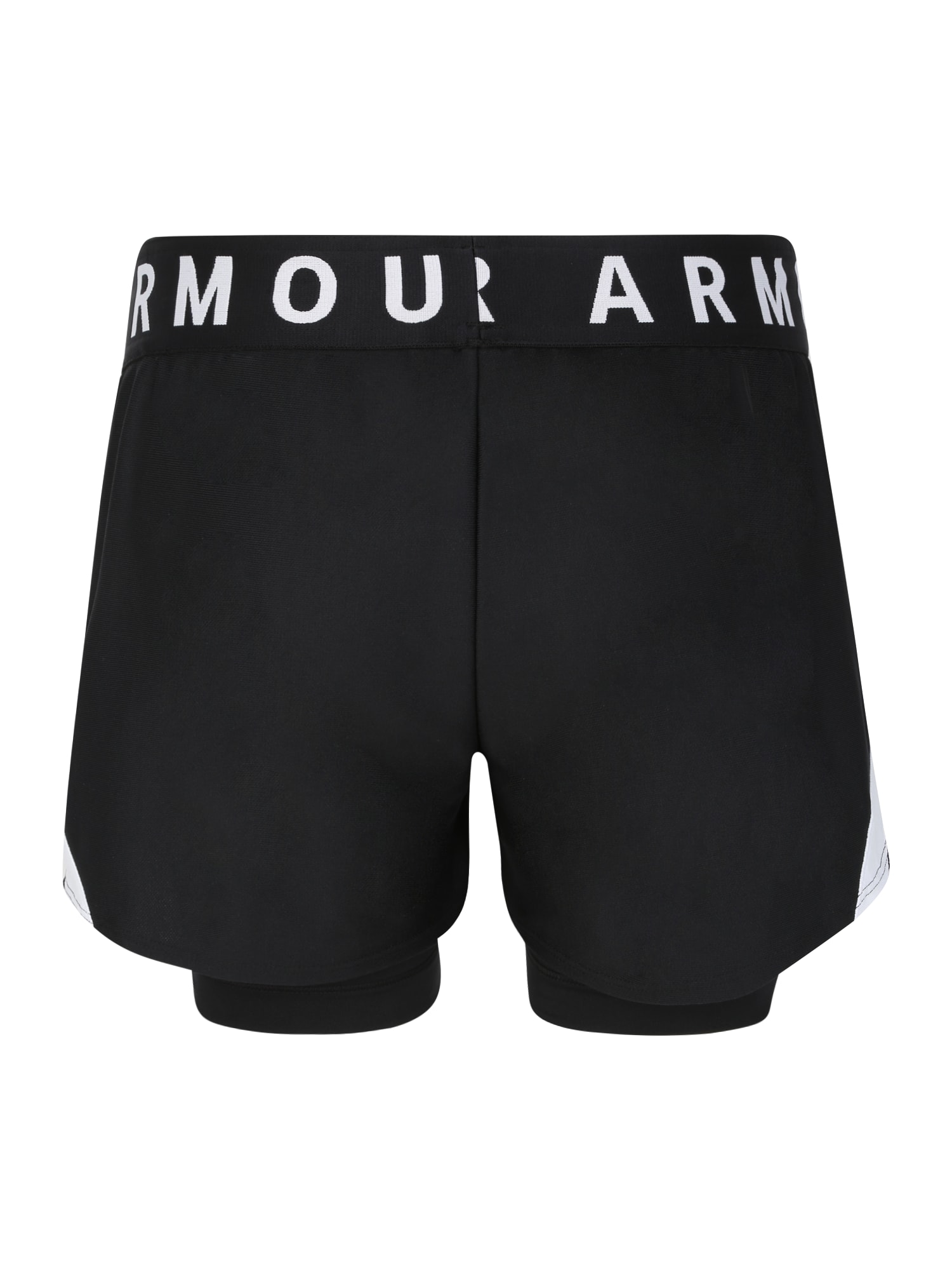UNDER ARMOUR Sportnadrágok 'Play Up'  fekete / fehér termék 2. képe
