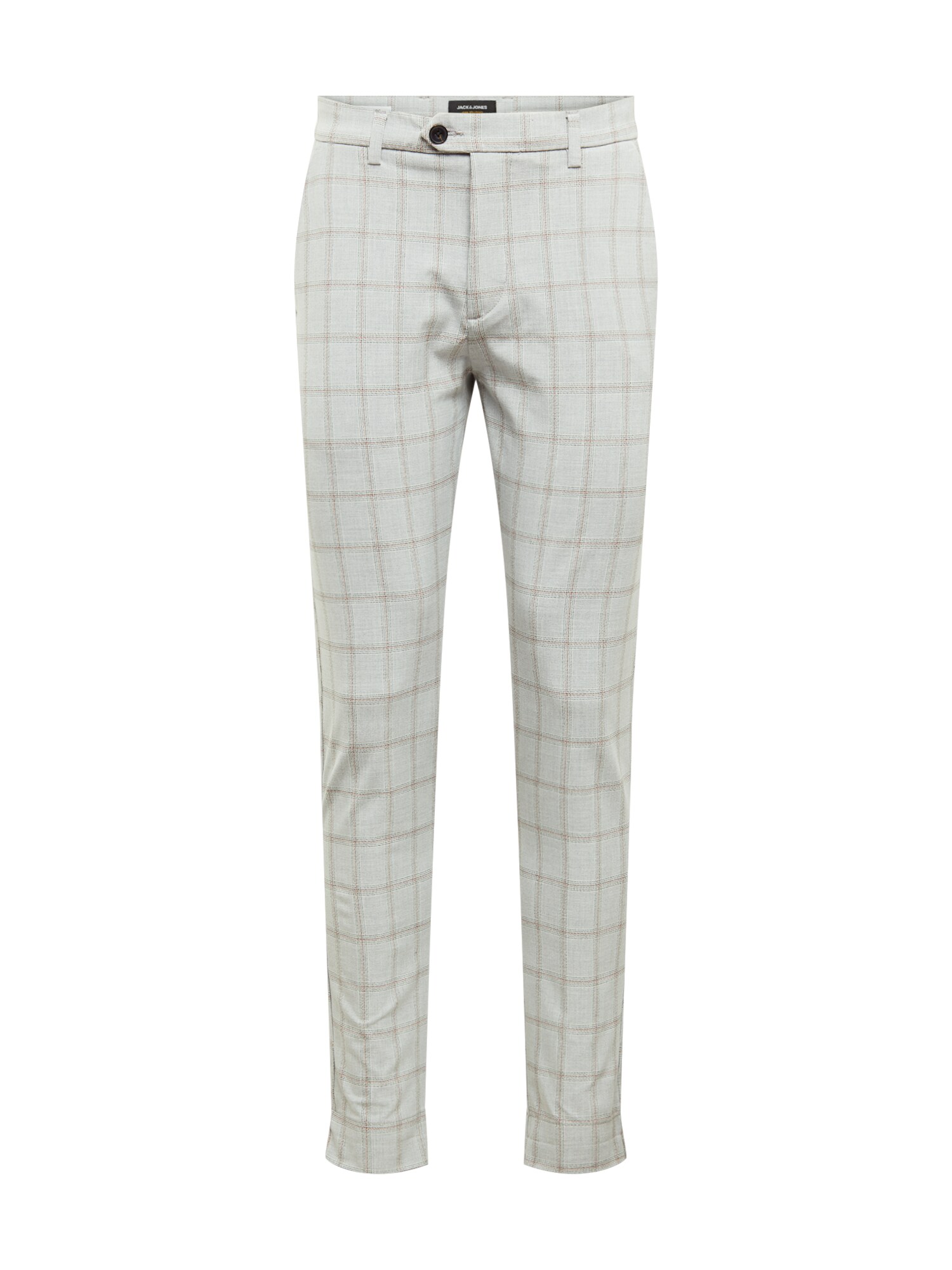 JACK & JONES Hose ''''JJIMARCO JJCONNOR AKM 91 SILVERCHECK'''' silbergrau