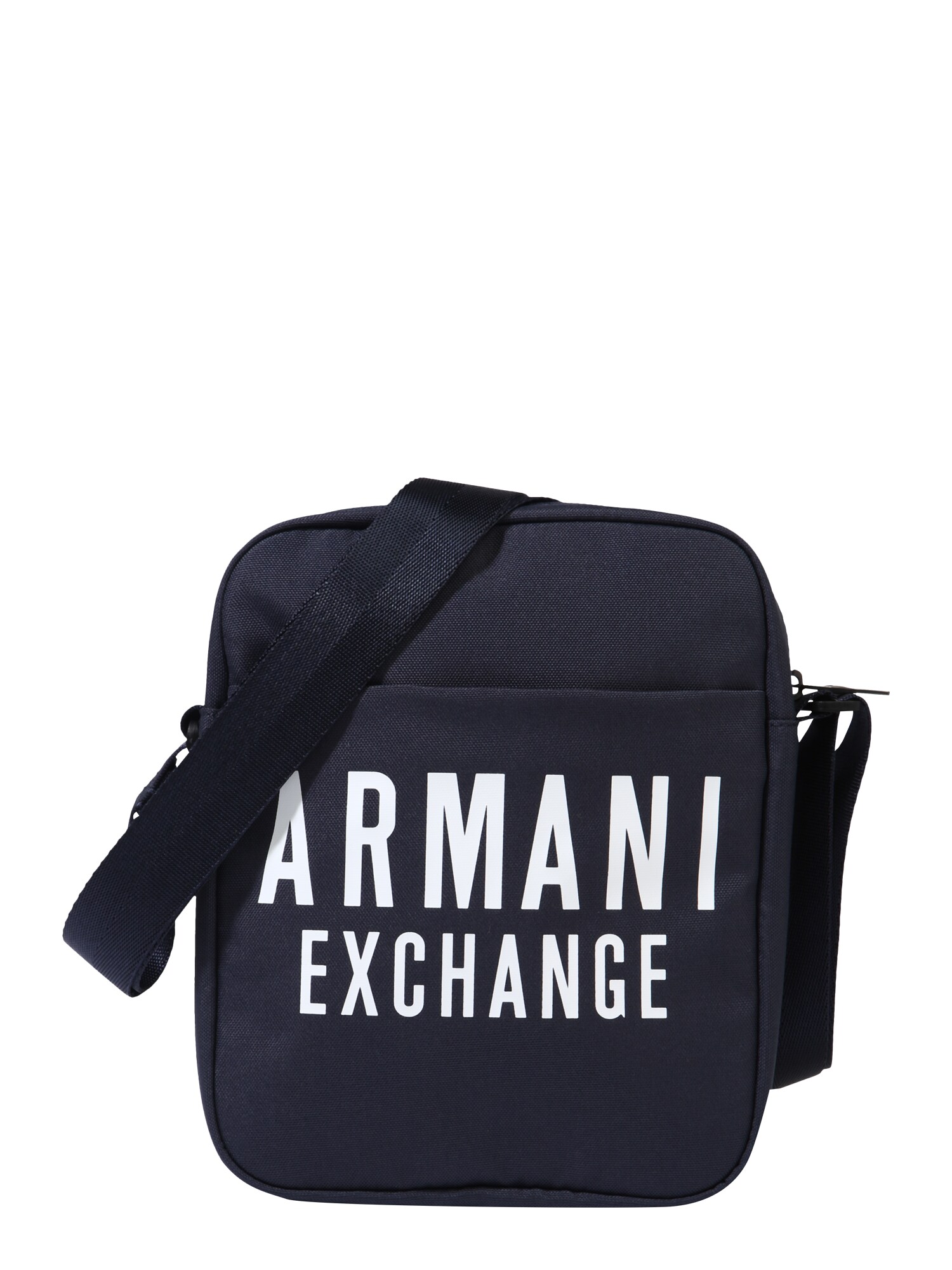 ARMANI EXCHANGE Rankinė su ilgu dirželiu  tamsiai mėlyna / balta