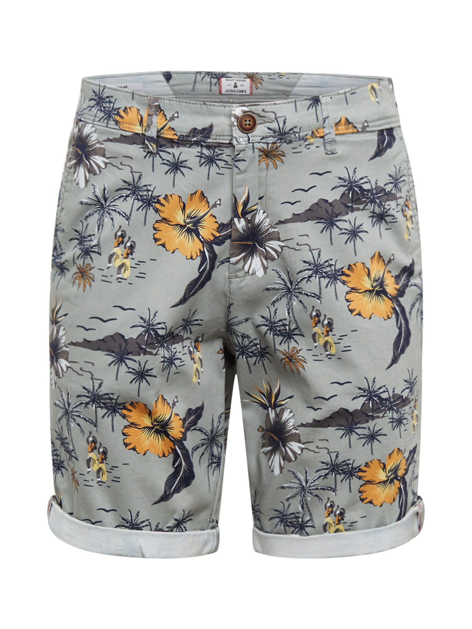 JACK & JONES Kelnės 'BOWIE'  pilka