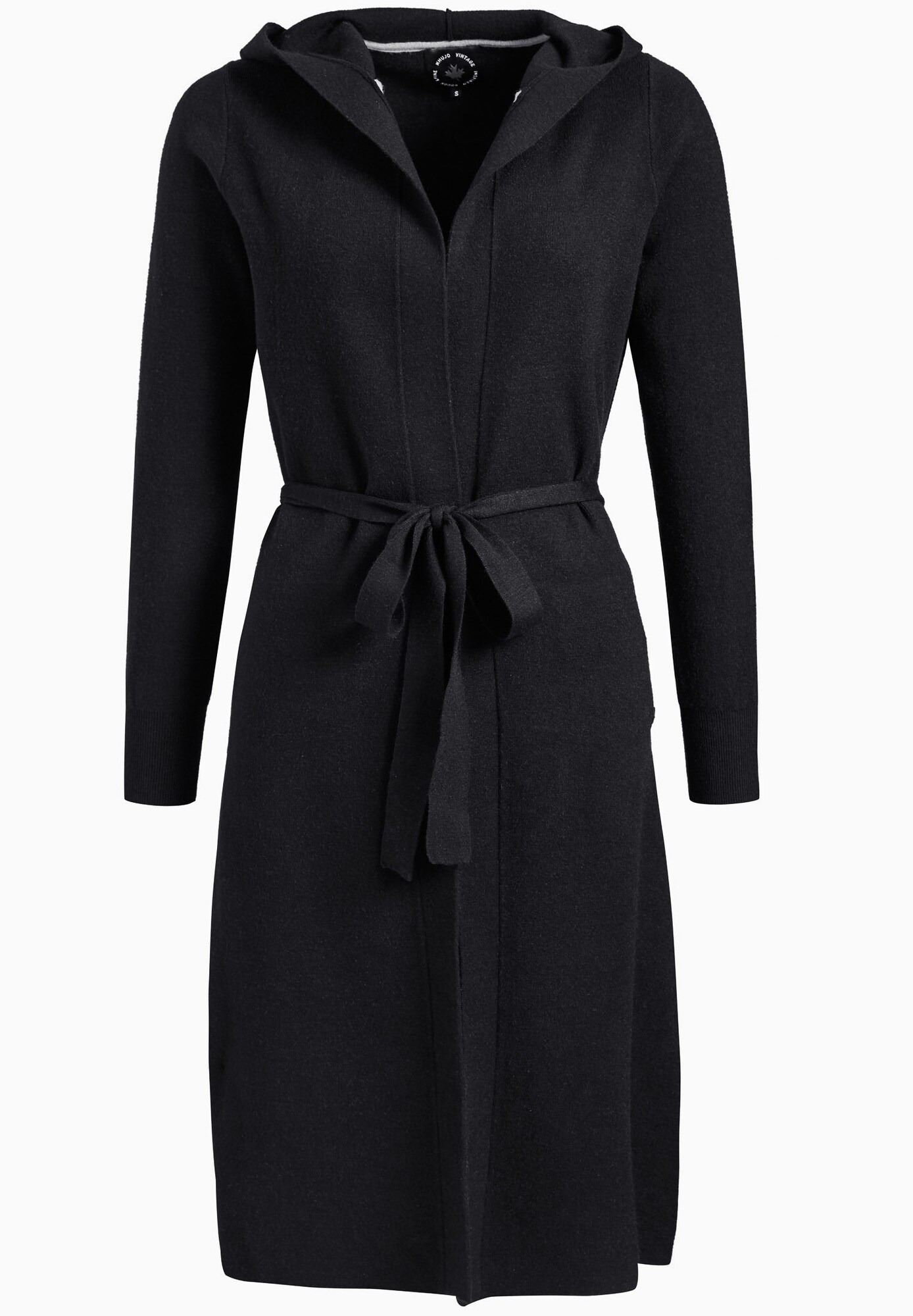 Khujo Dames Gebreid Vest Berdini Zwart khujo kopen in de aanbieding