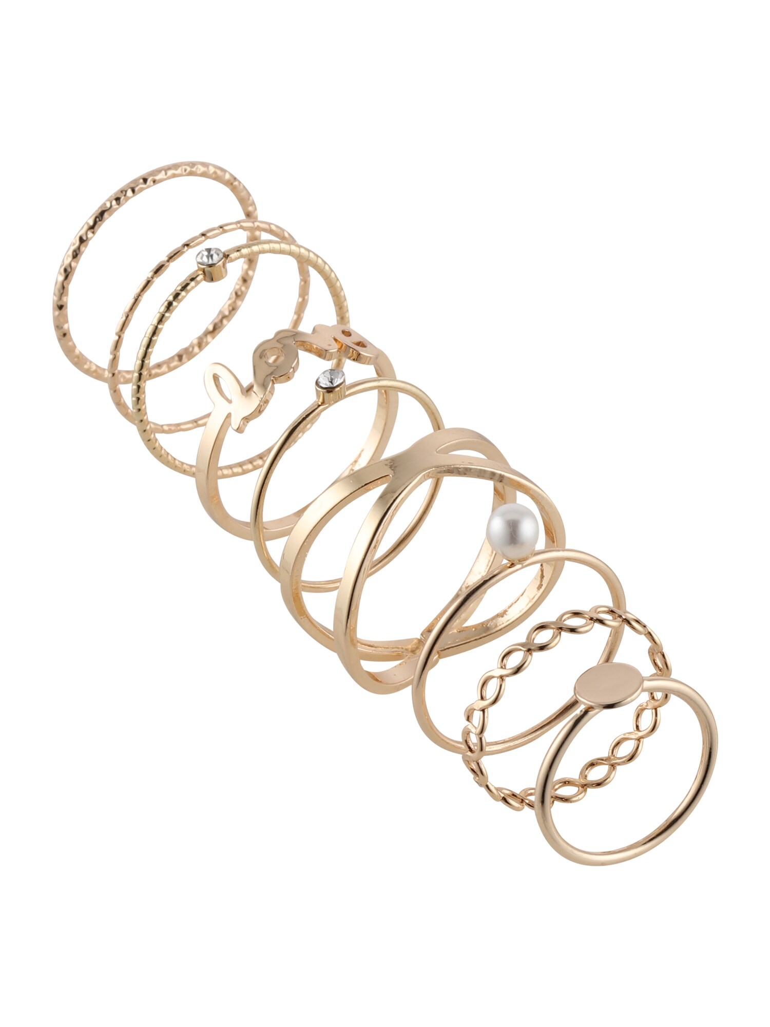 About You Dames Ring Leandra Goud about you kopen in de aanbieding