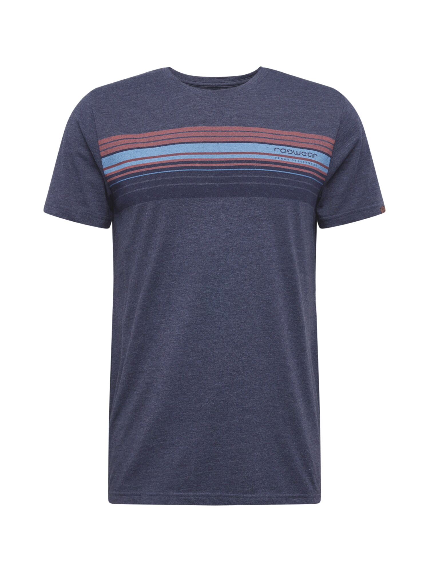 Ragwear Marškinėliai  margai mėlyna / šviesiai mėlyna / pastelinė raudona