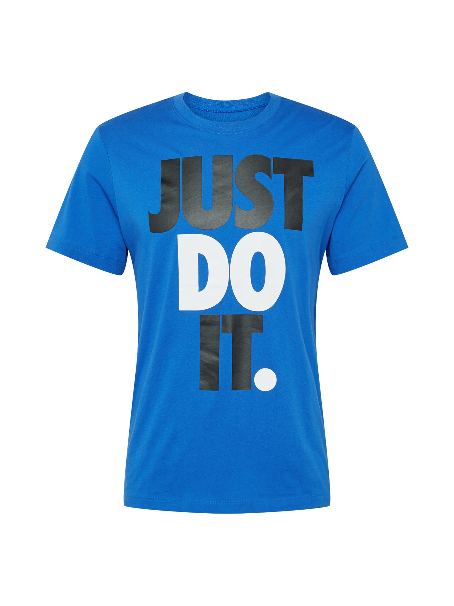 Nike Sportswear Marškinėliai  balta / mėlyna / juoda
