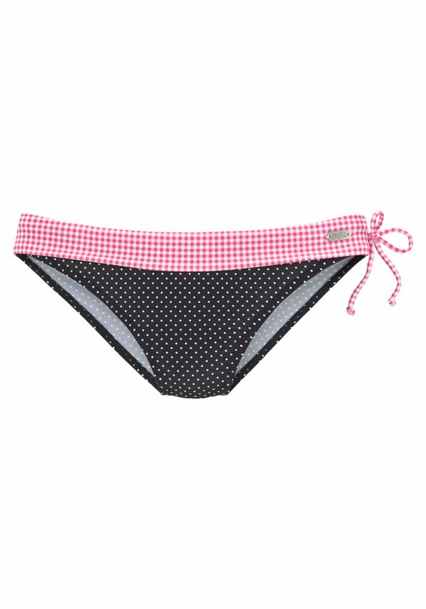 BUFFALO Bikini nadrágok 'Vichy'  rózsaszín / fekete akciós termékkép 1