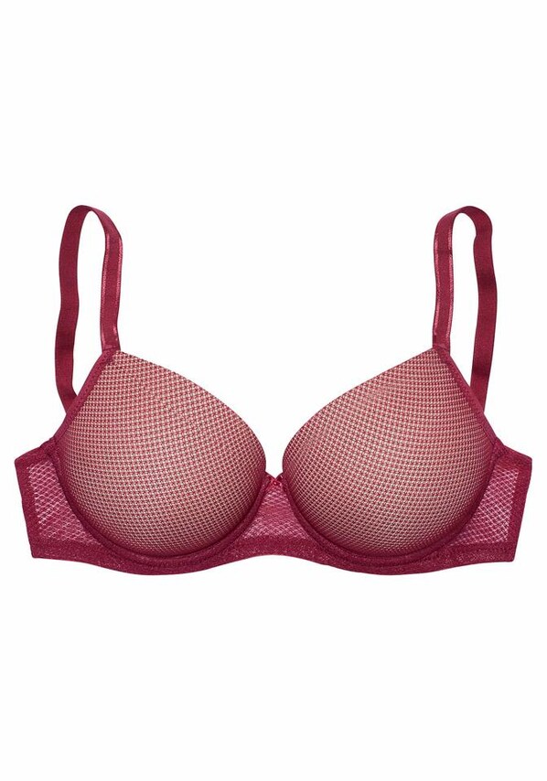 LASCANA, Melltartó 'Invisible Pink', piros, 1 kép a 4 közül