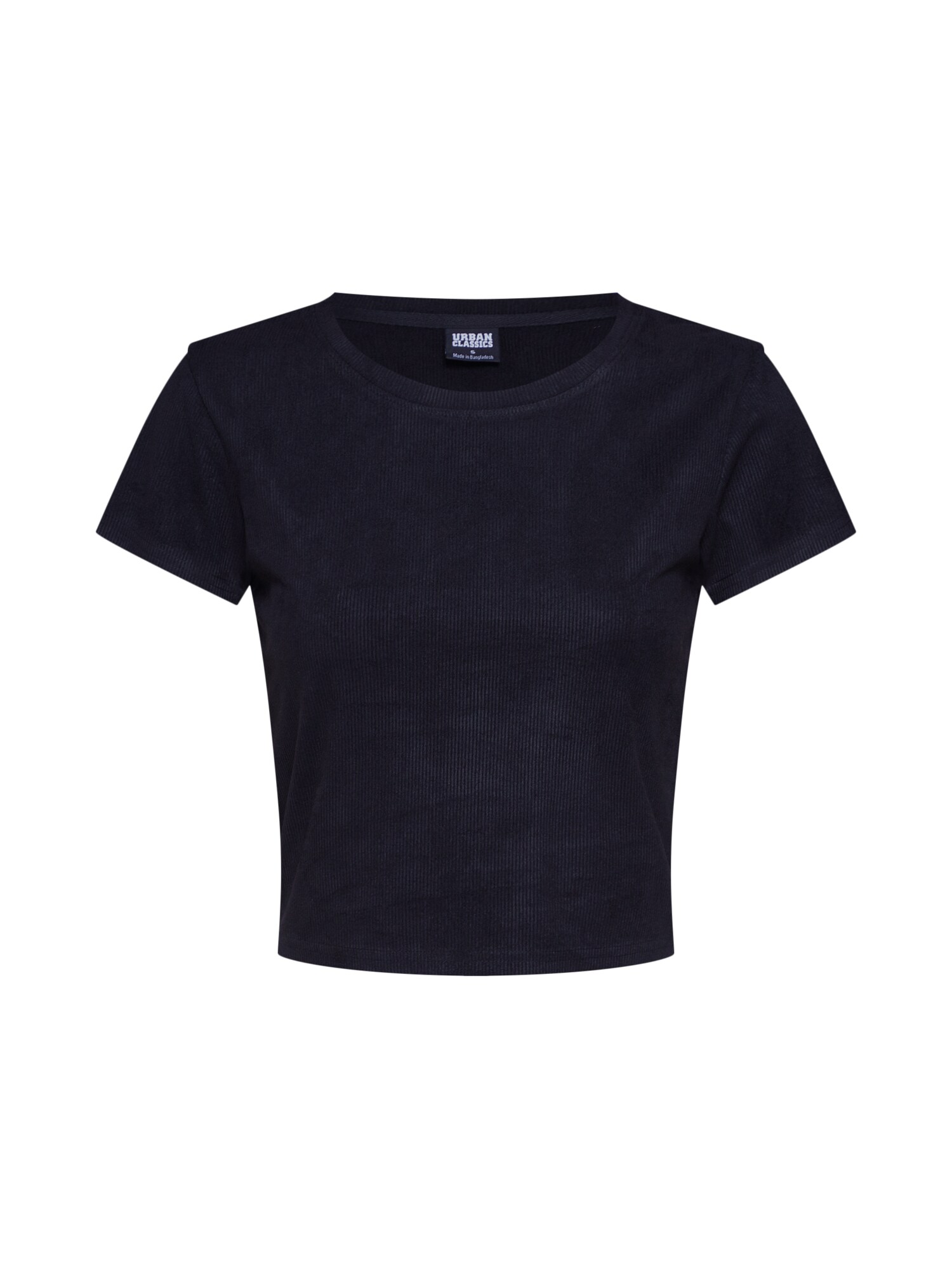 Urban Classics Marškinėliai 'Peached Rib'  juoda