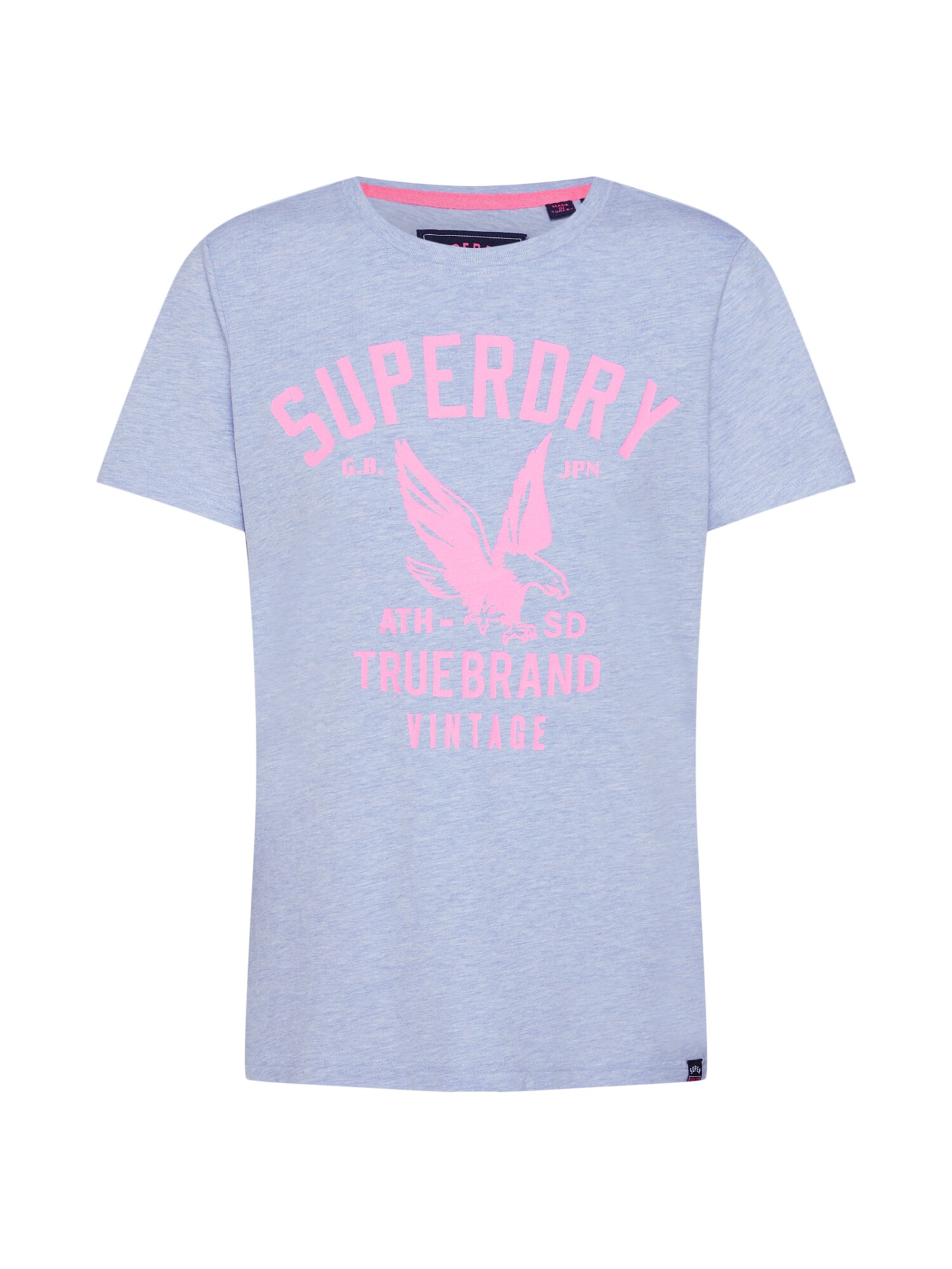 Superdry Dames Shirt Sd Mascot Entry Tee Blauw superdry kopen in de aanbieding