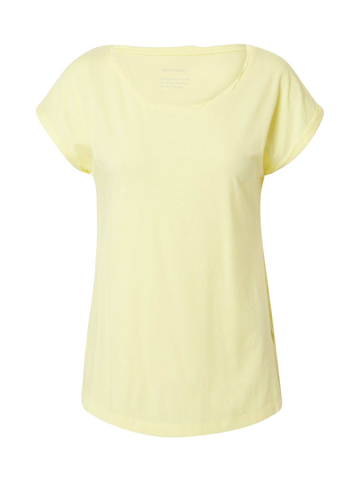 ARMEDANGELS Marškinėliai 'Lale'  pastelinė geltona