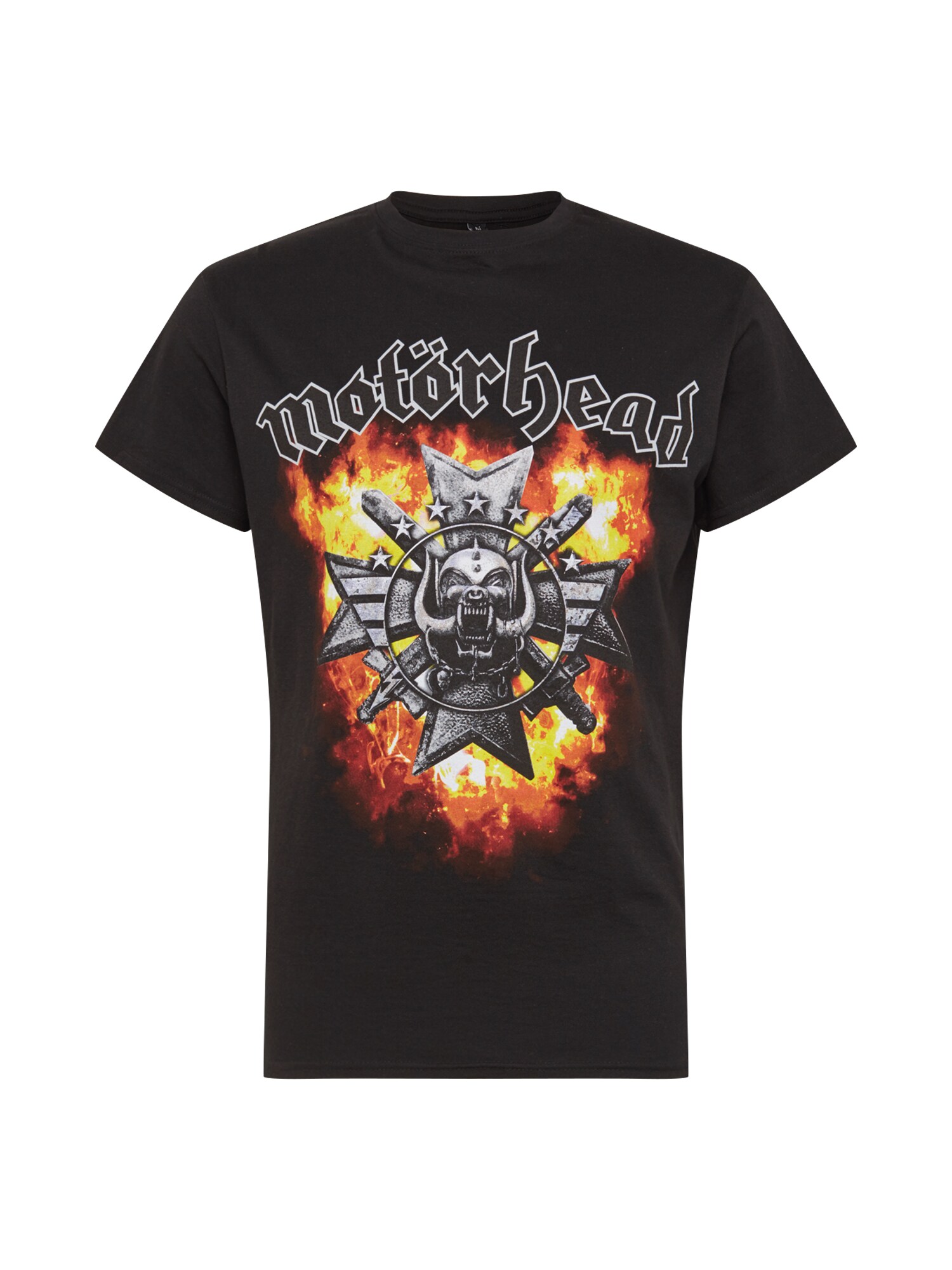 Mister Tee Marškinėliai 'Motörhead Bad Magic'  juoda / balta / raudona / geltona / pilka
