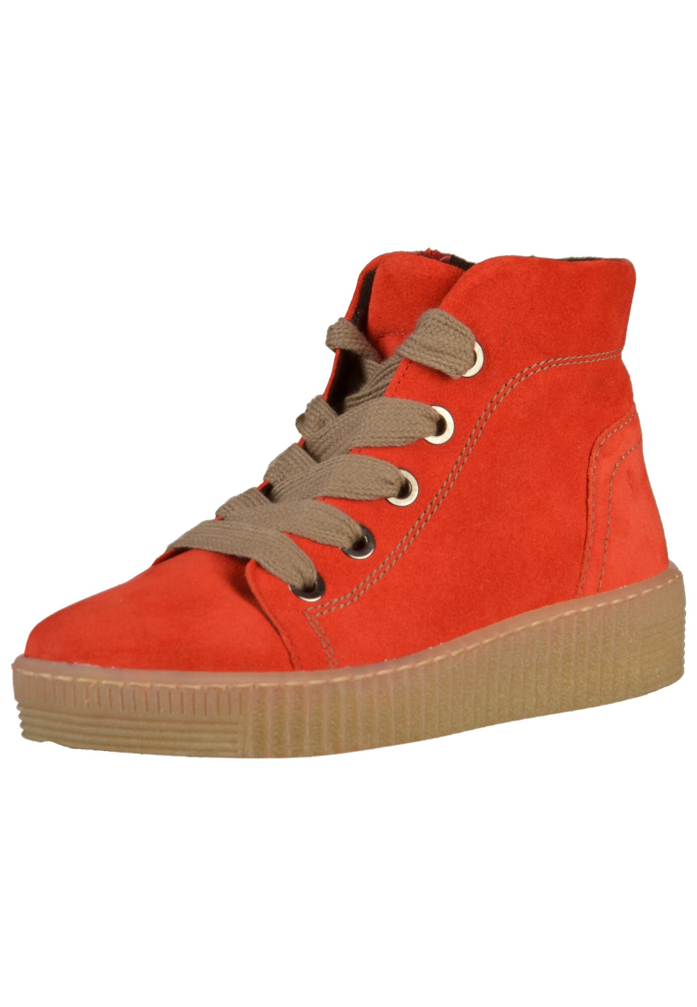 Gabor Dames Sneakers Hoog Oranjerood gabor kopen in de aanbieding