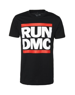 Mister Tee Camiseta 'Run DMC'  rojo / negro / blanco