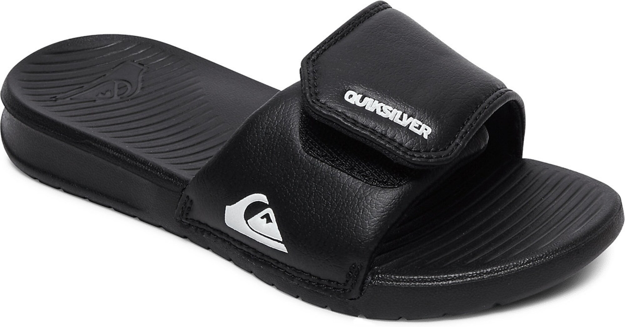 Quiksilver Strand-/badschoen 'Bright' Zwart / Wit