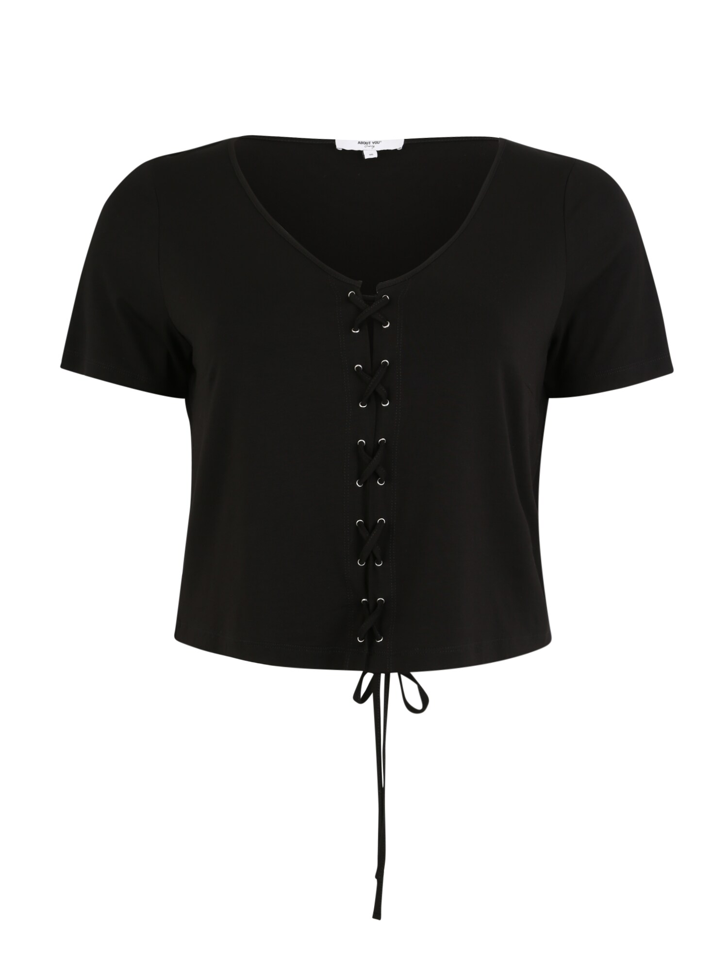 About You Curvy Dames Shirt Tania Zwart about you curvy kopen in de aanbieding