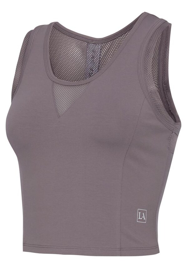 LASCANA ACTIVE, Sport top, szürke, 4 kép a 4 közül