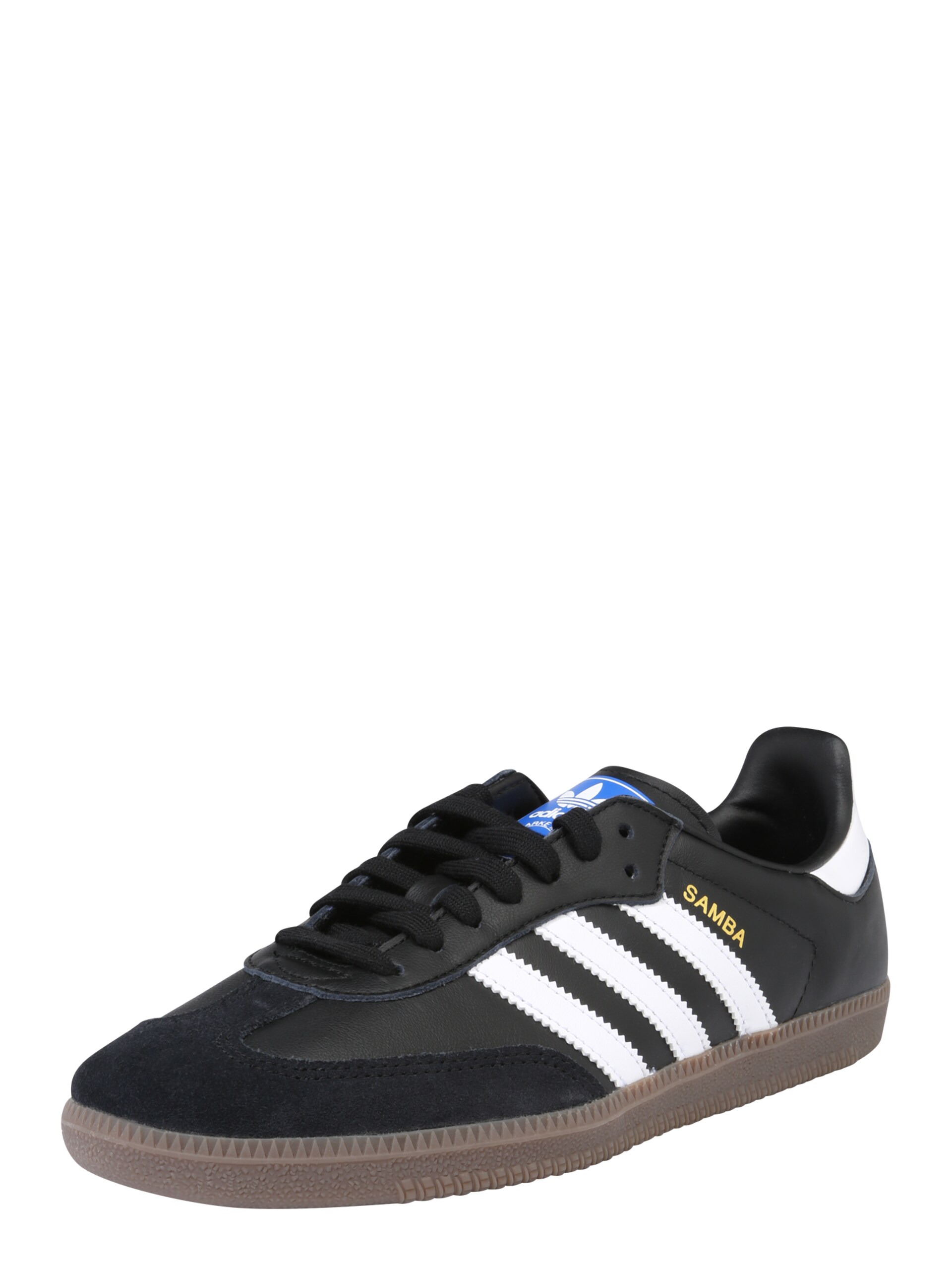 Adidas Originals Låg sneaker 'Samba' blå / guld / svart sneakers herr
