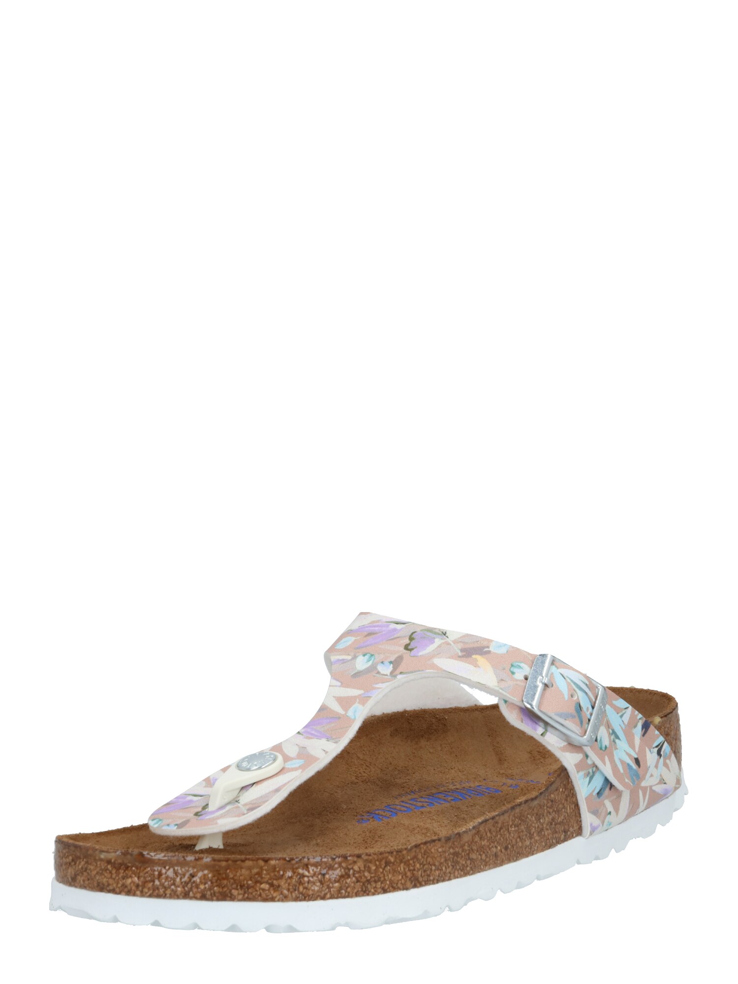 BIRKENSTOCK Šlepetės per pirštą 'Gizeh'  rožinė / purpurinė / smėlio / šviesiai mėlyna