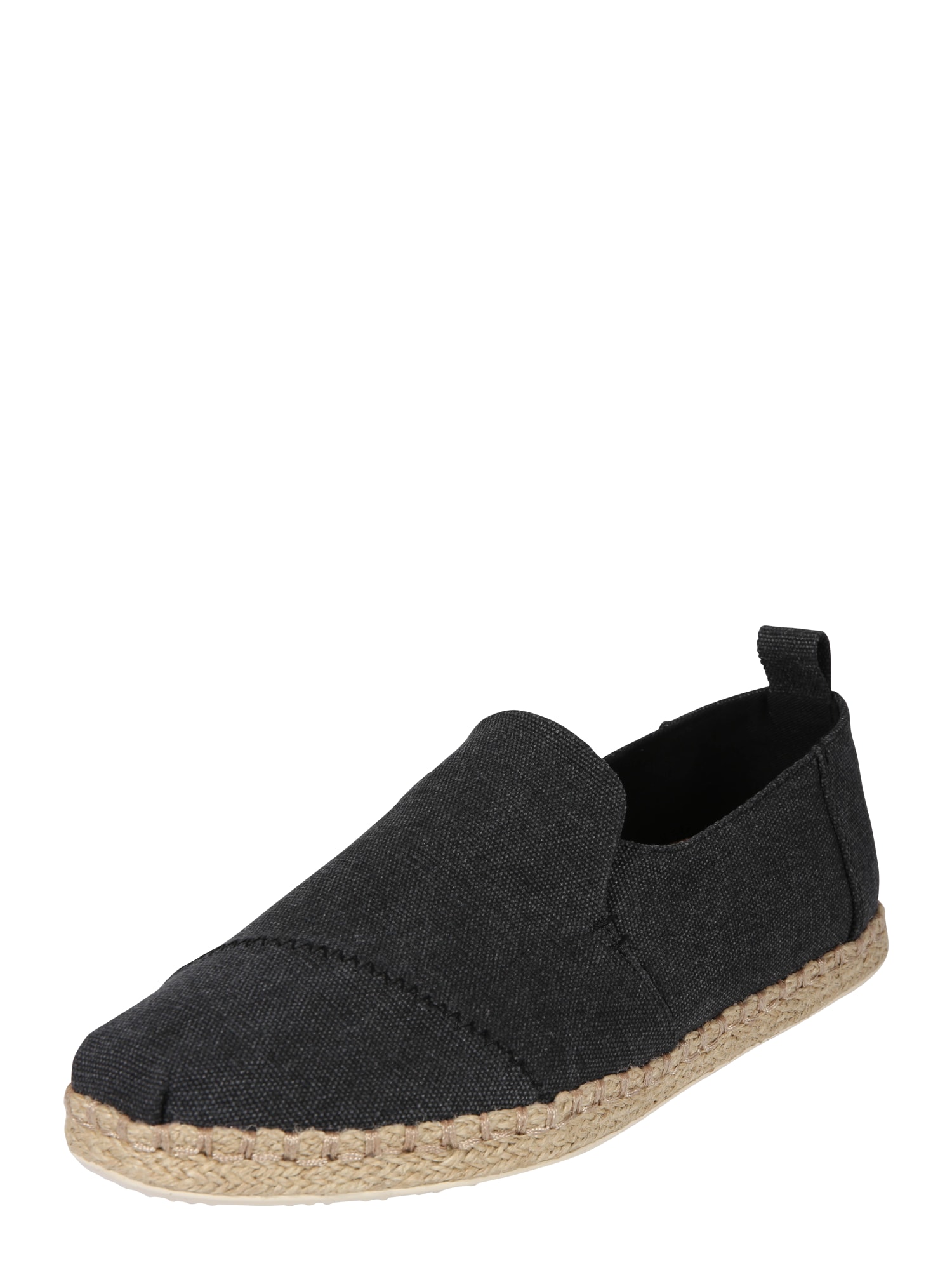Toms Heren Espadrilles Deconstructed Alpargata Rope Black Denim toms kopen in de aanbieding