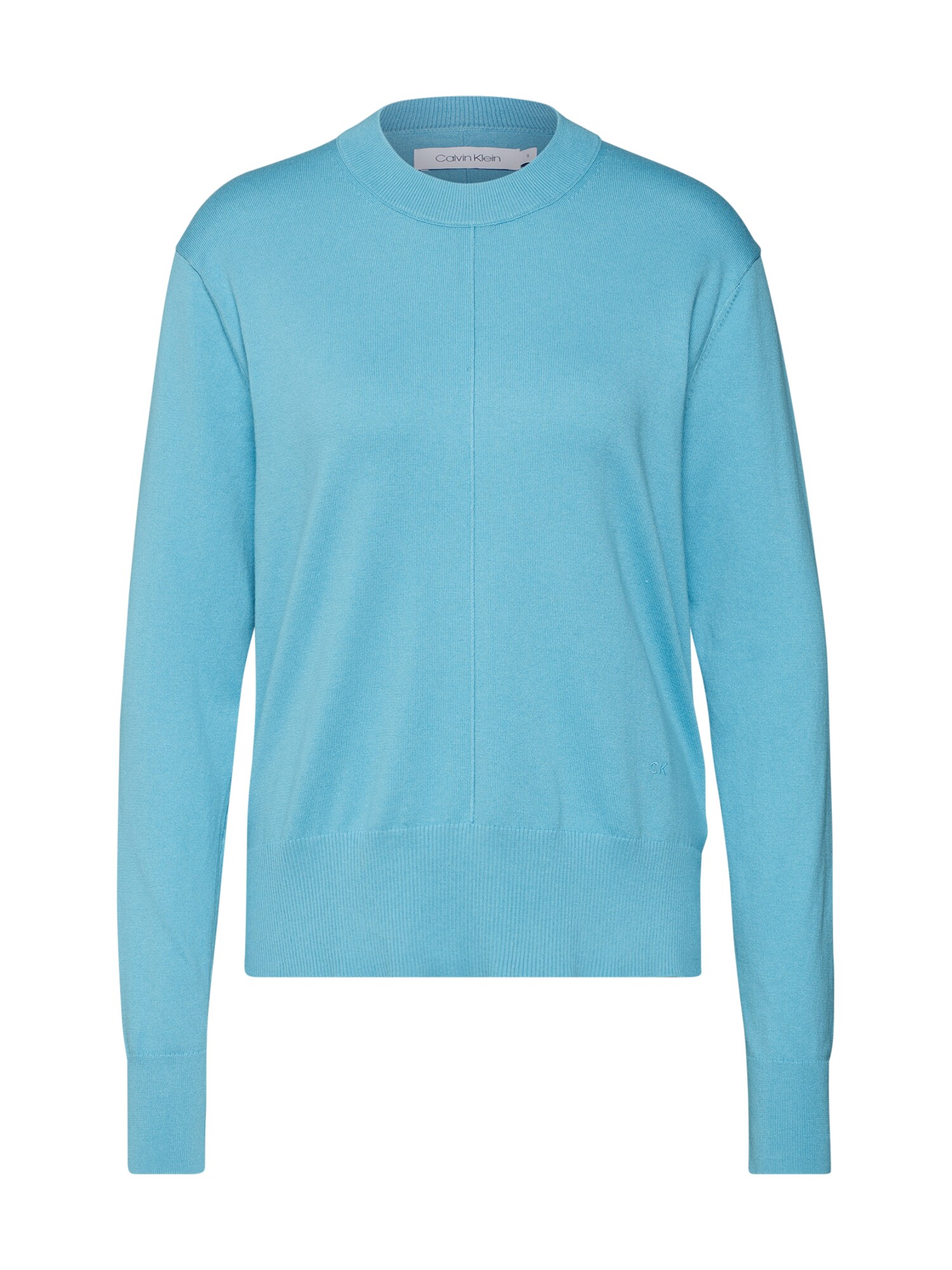 Calvin Klein Dames Trui Azuur calvin klein kopen in de aanbieding