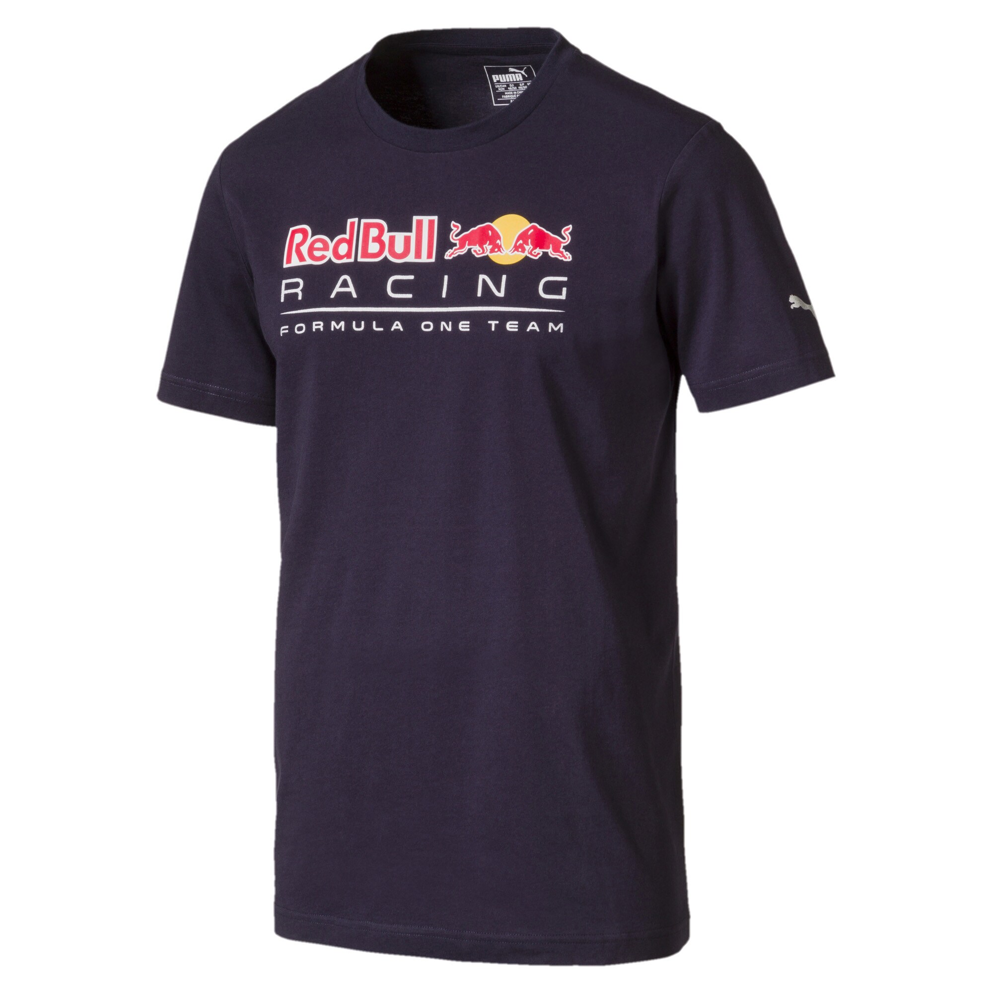 Puma Heren Shirt Red Bull Racing Ultramarine Blauw Geel Rood Wit puma kopen in de aanbieding