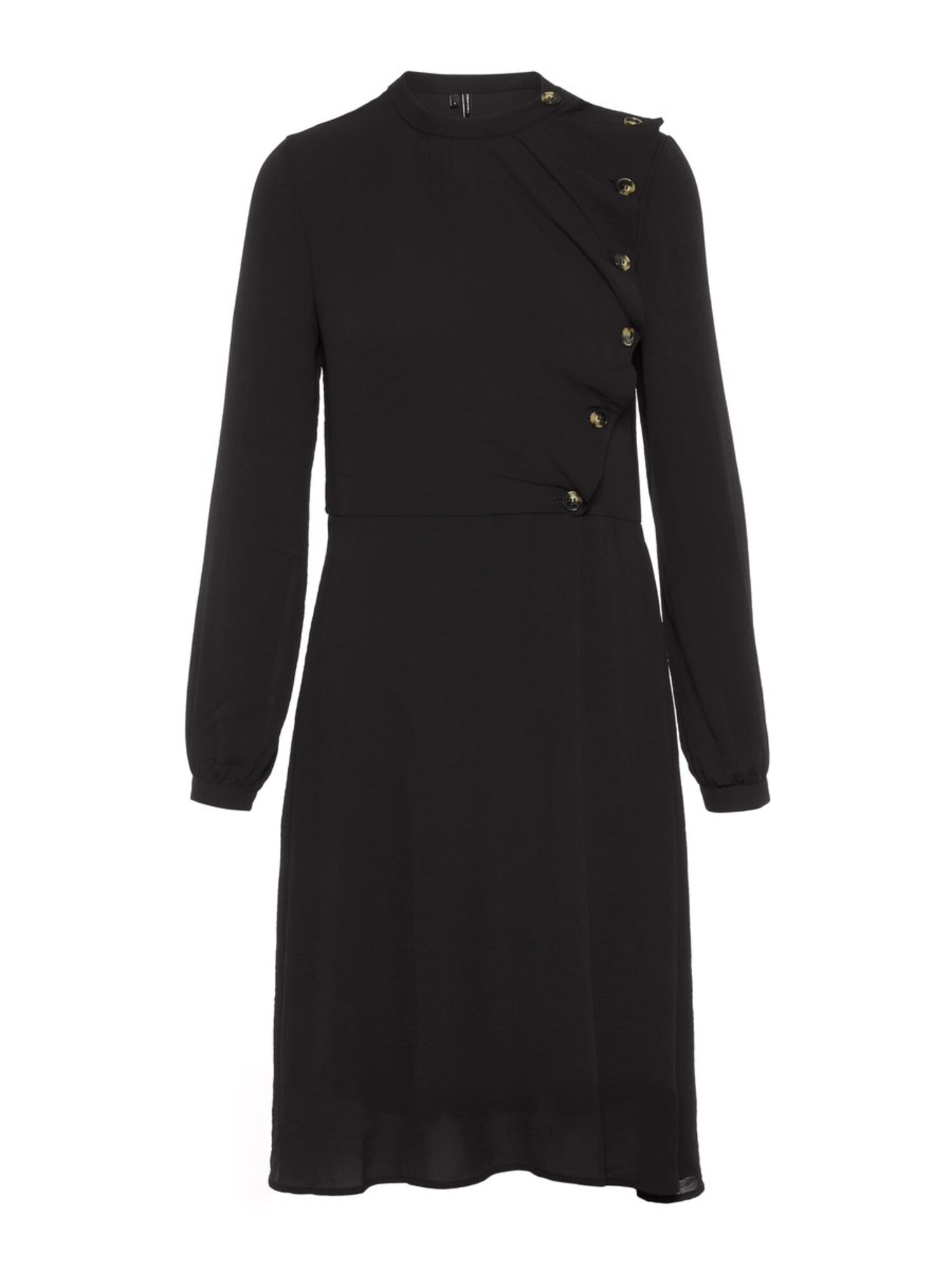 Vero Moda Dames Jurk Kaki Zwart vero moda kopen in de aanbieding