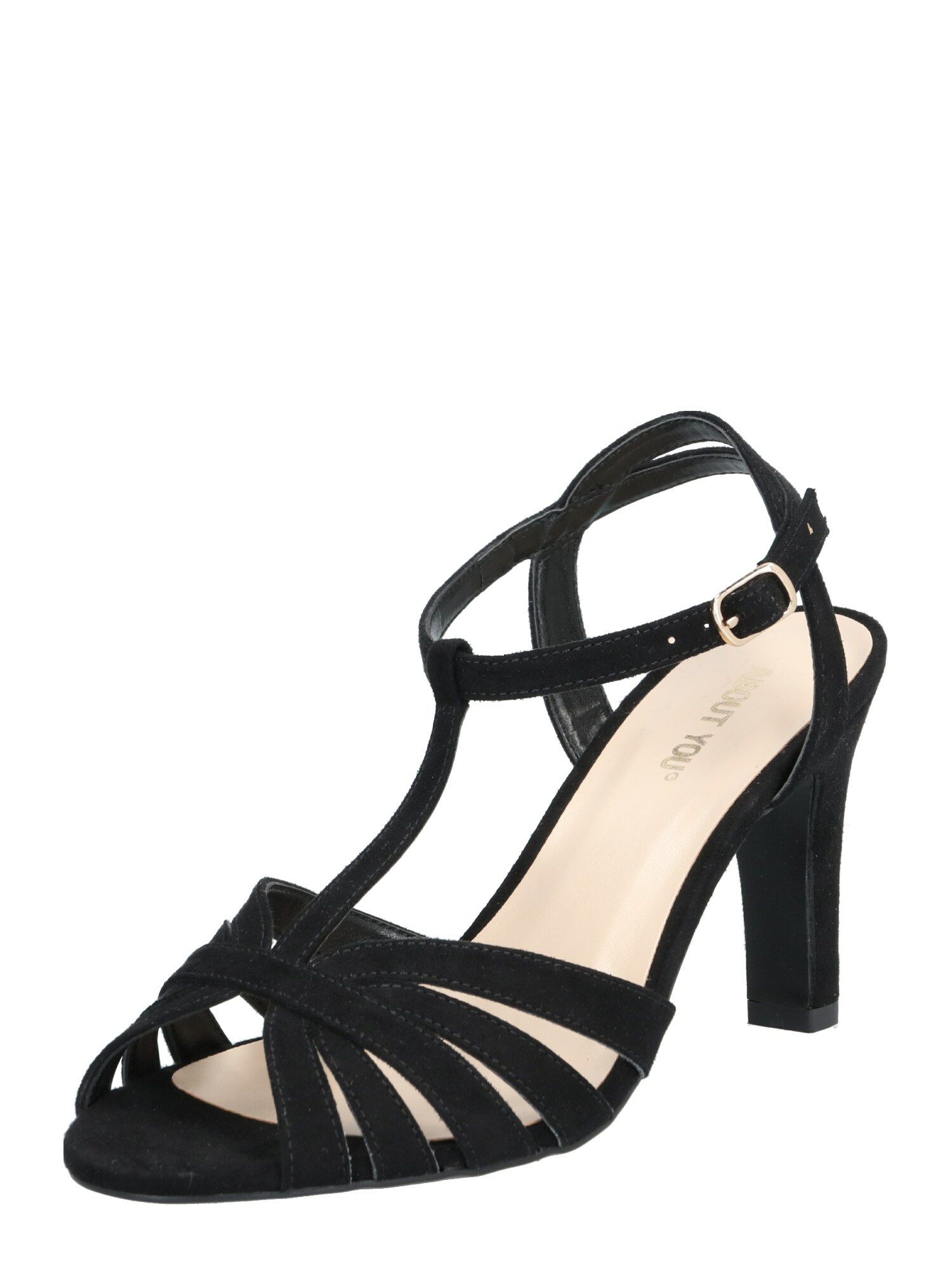 ABOUT YOU Basutės su dirželiais 'Sienna Shoe'  juoda