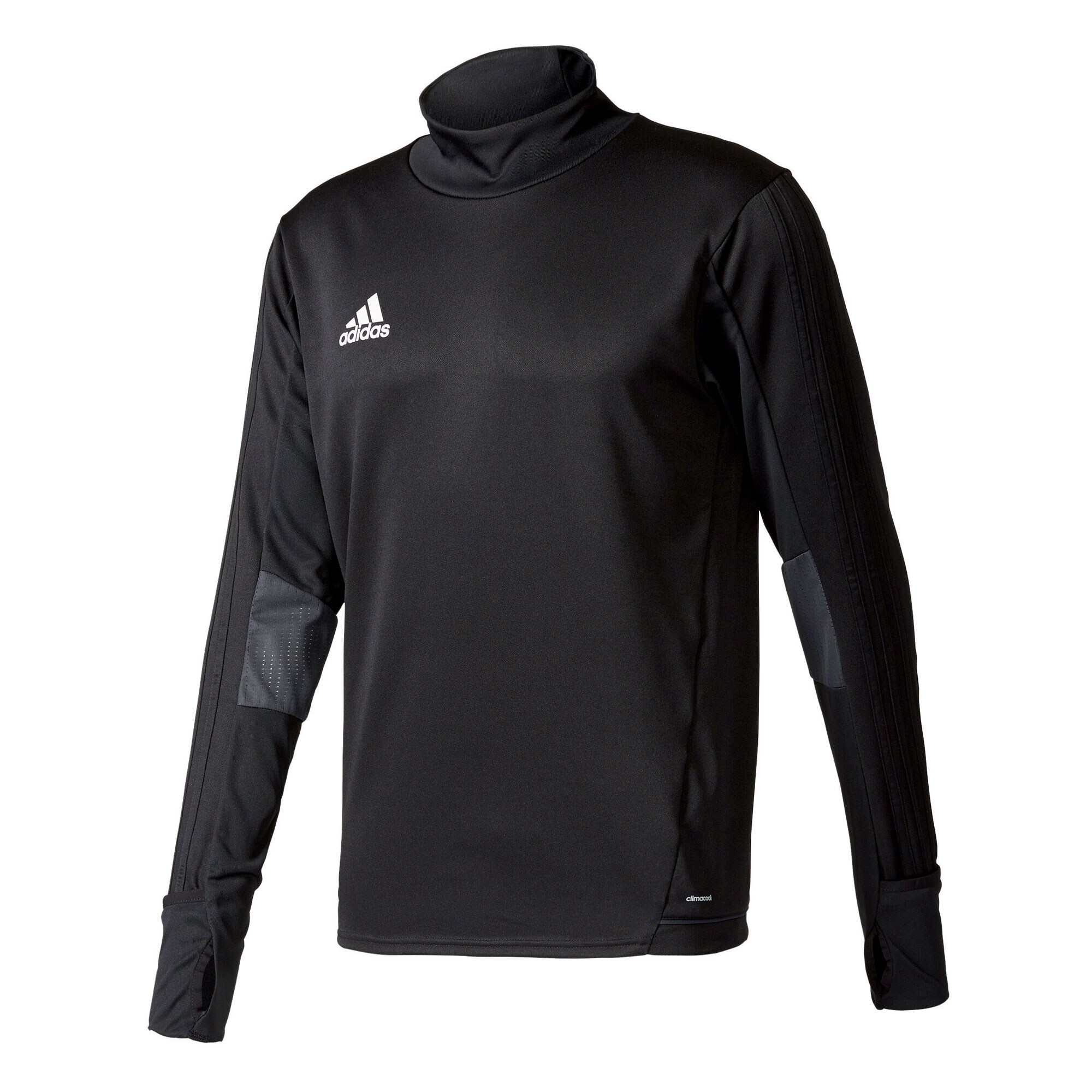 Adidas Performance Heren Sportsweatshirt Tiro 17 Donkergrijs Zwart adidas performance kopen in de aanbieding