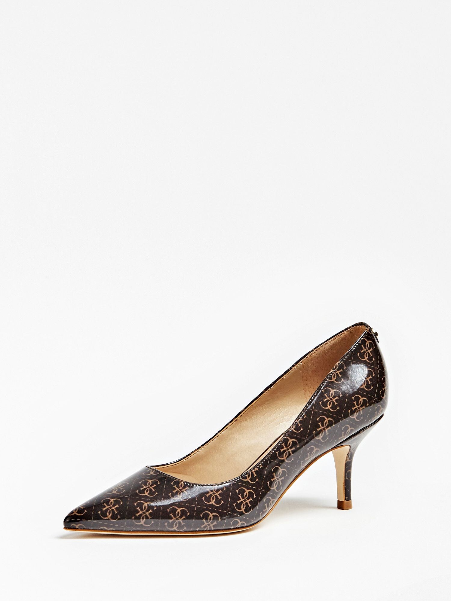 Guess Dames Pumps Lichtbruin Donkerbruin guess kopen in de aanbieding
