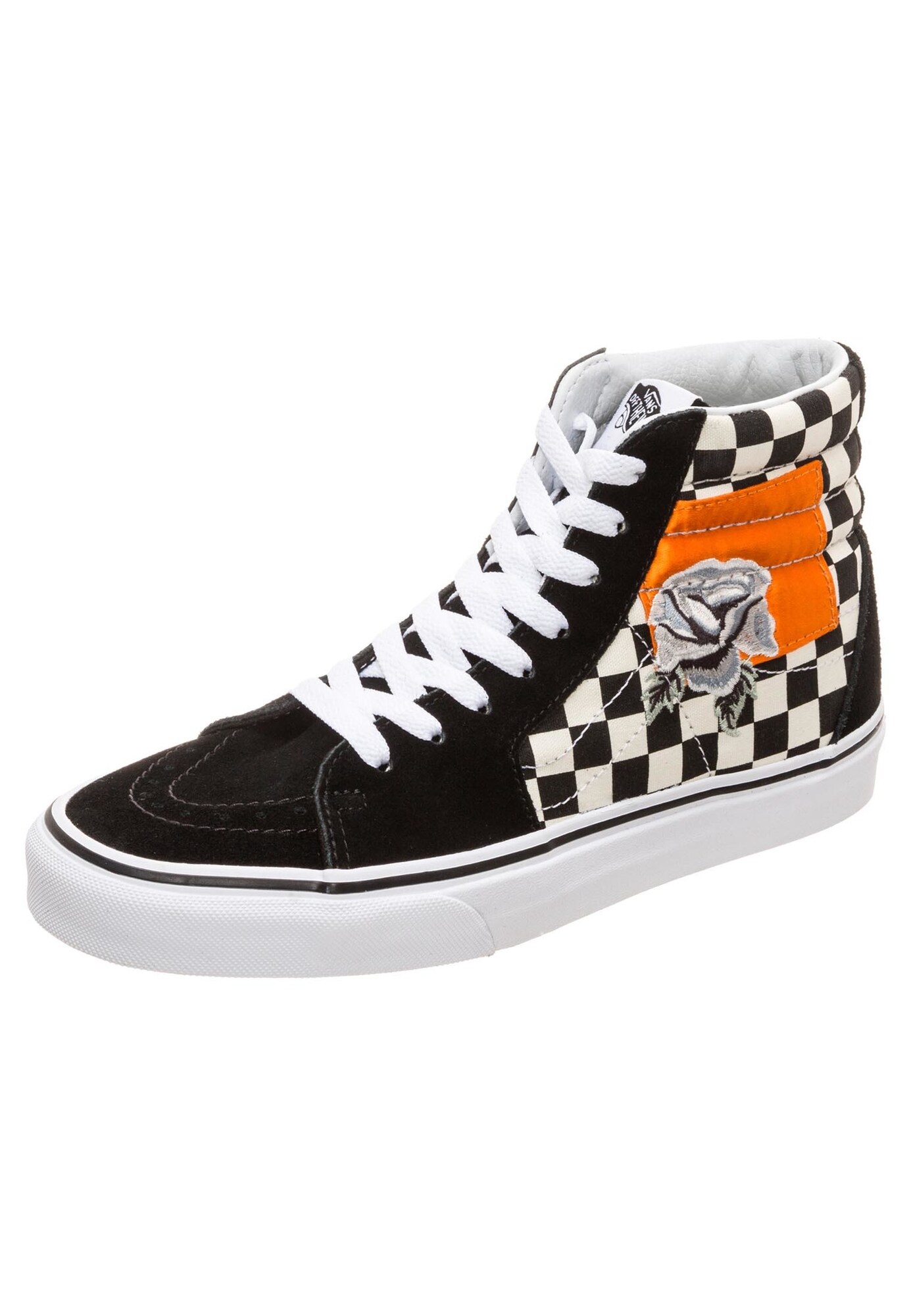 Vans Dames Sneakers Hoog Sk8 Hi Zwart Wit vans kopen in de aanbieding