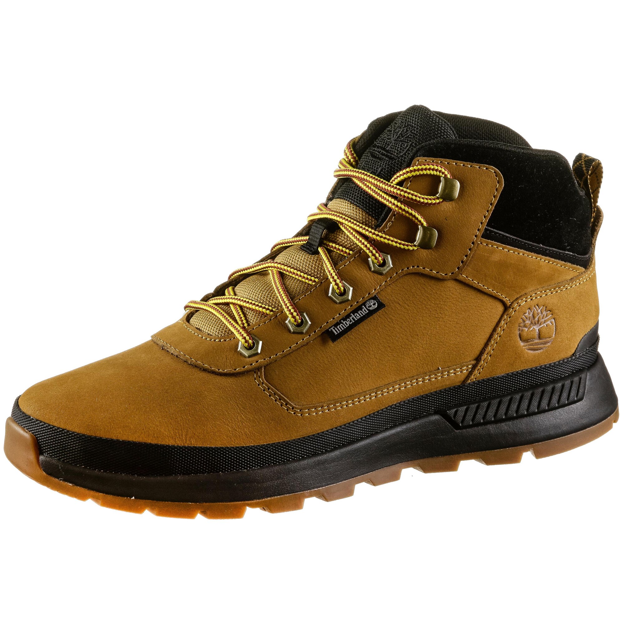 TIMBERLAND Auliniai batai su raišteliais 'Field Trekker Mid'  ruda