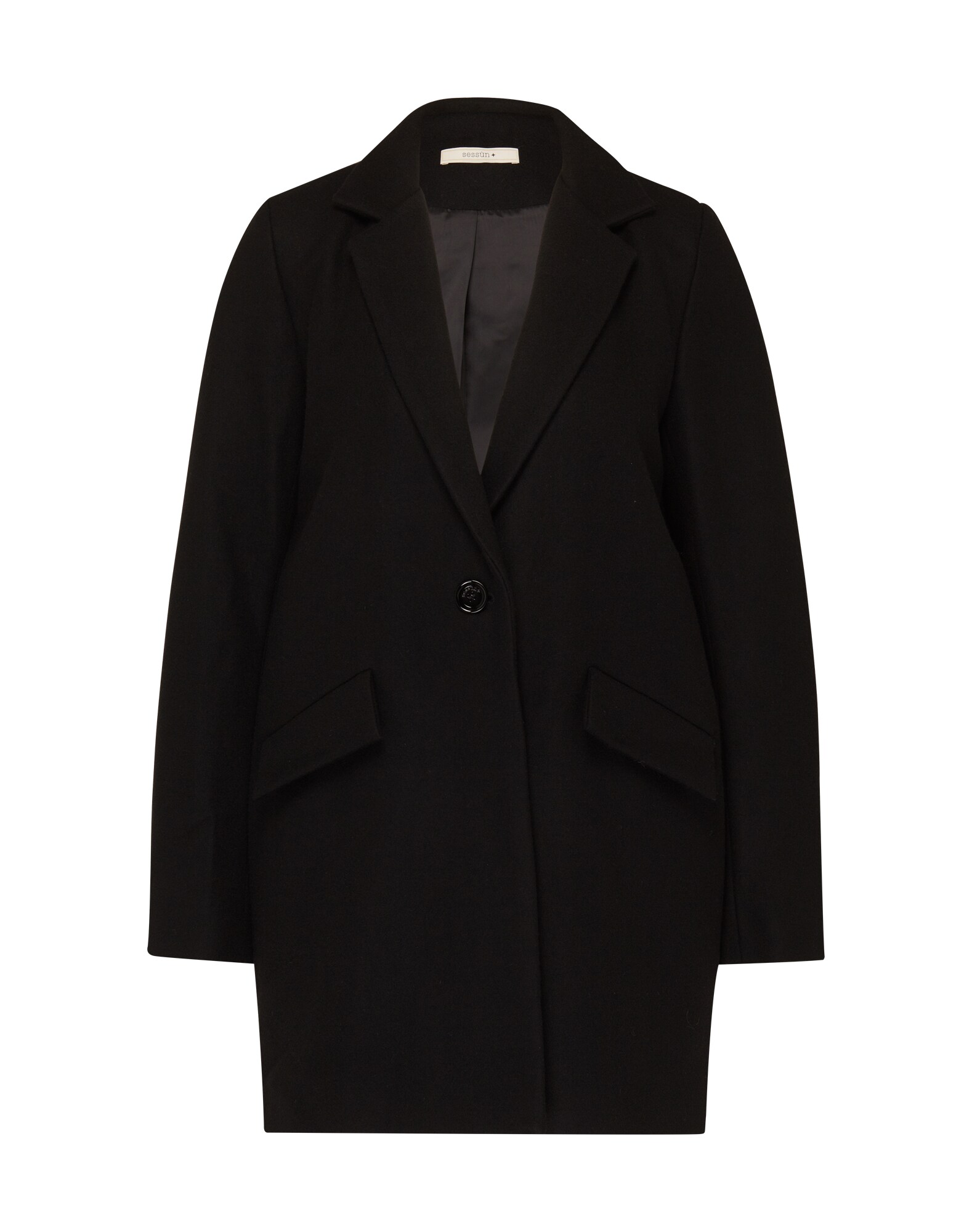 Sessun Dames Tussenmantel Hello Dol Zwart sessun kopen in de aanbieding