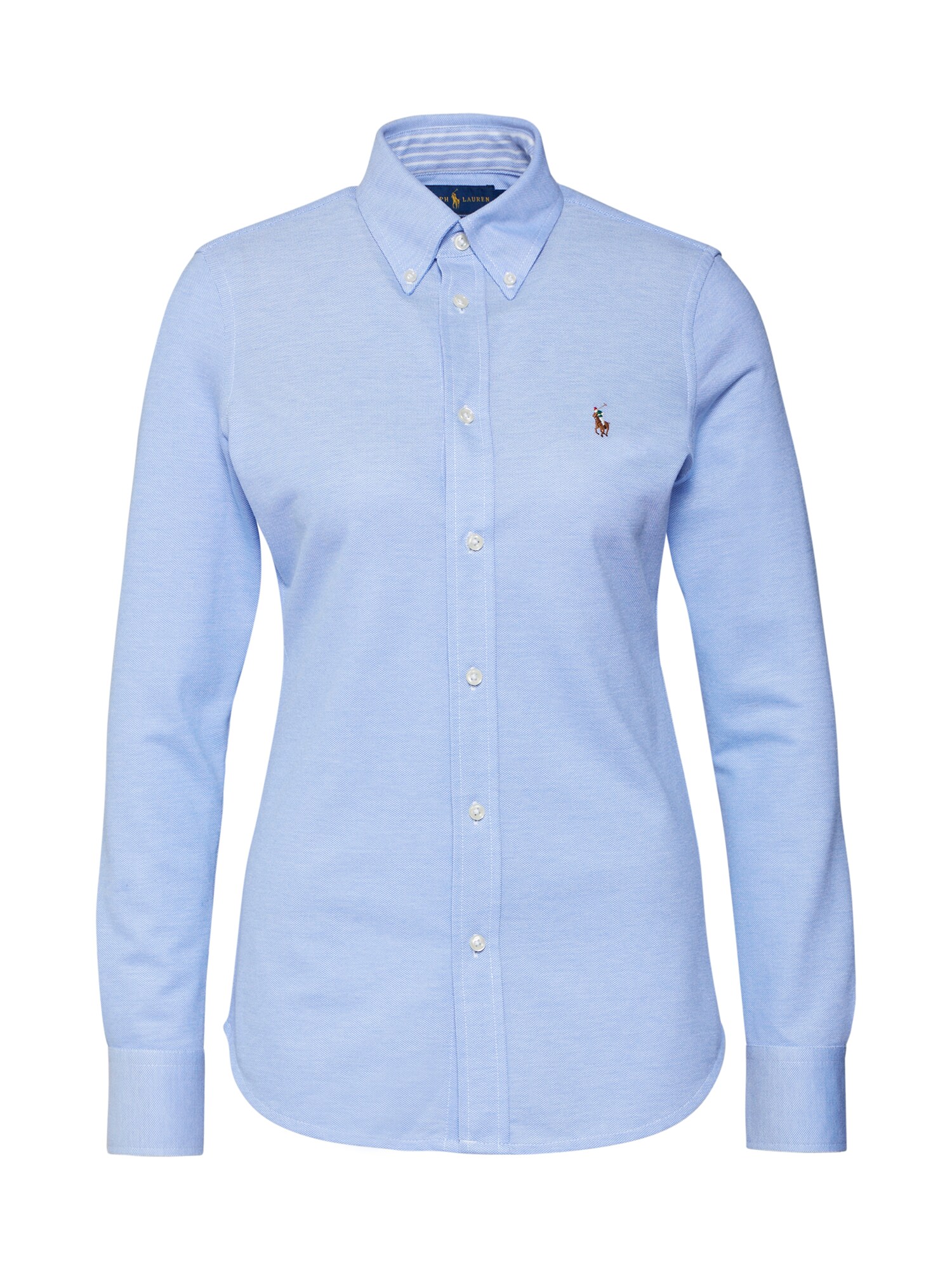 Polo Ralph Lauren Blúzka 'Heidi'  svetlomodrá / hnedá / červená / biela