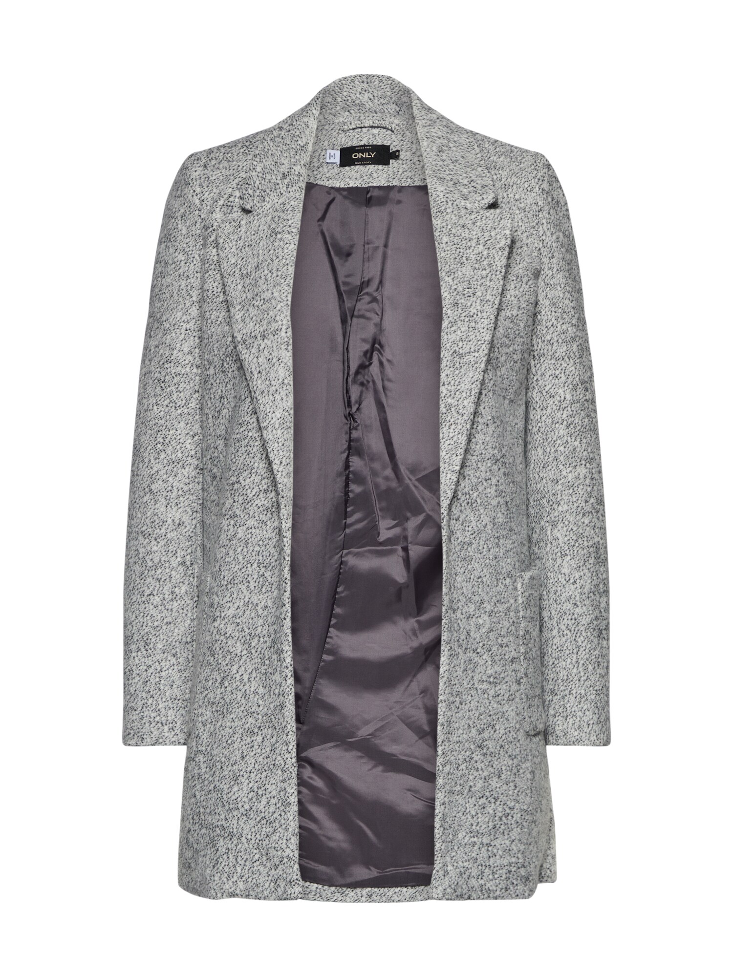 Only Dames Tussenmantel Lichtgrijs only kopen in de aanbieding