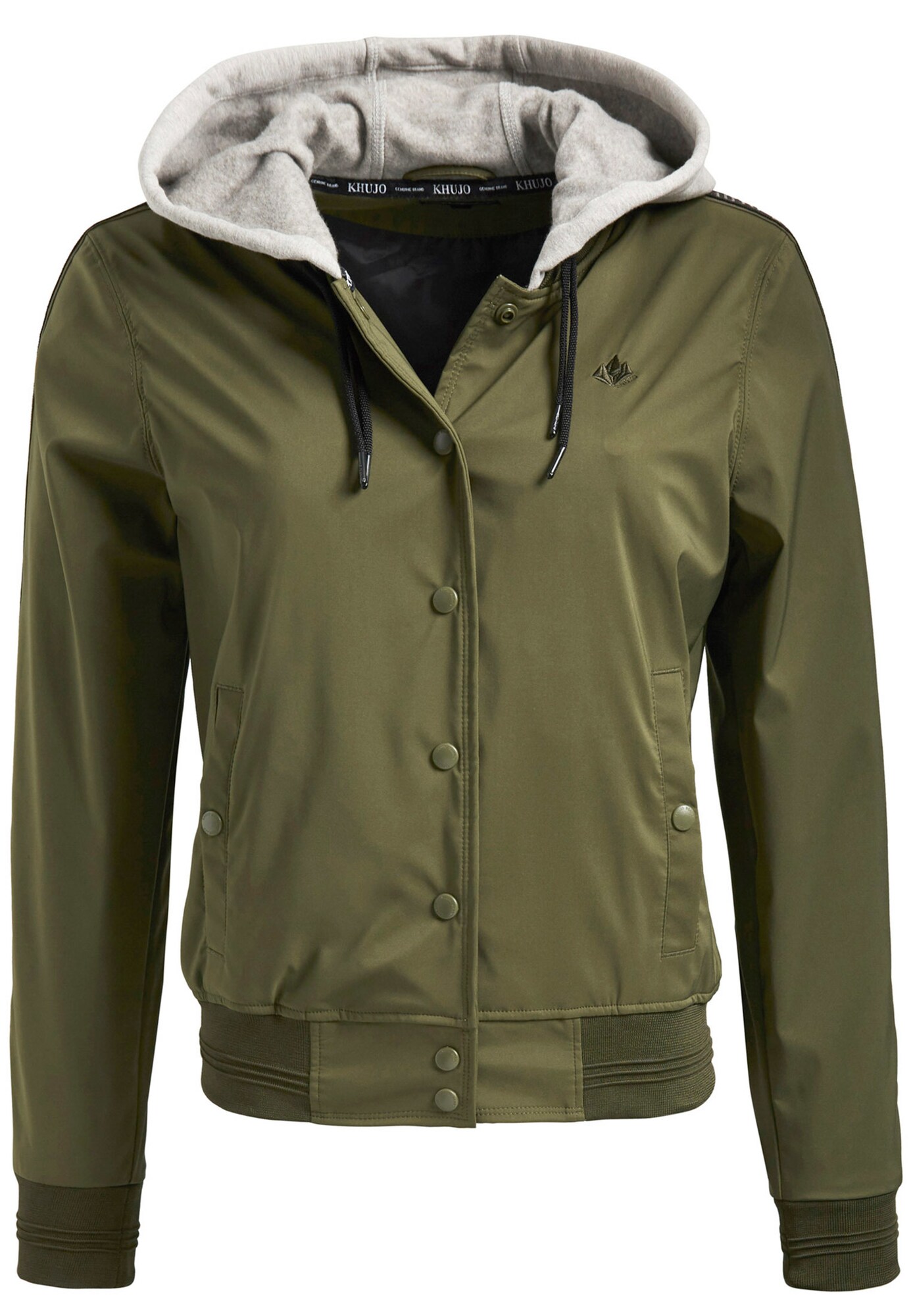 Khujo Dames Tussenjas Eslem Olijfgroen khujo kopen in de aanbieding