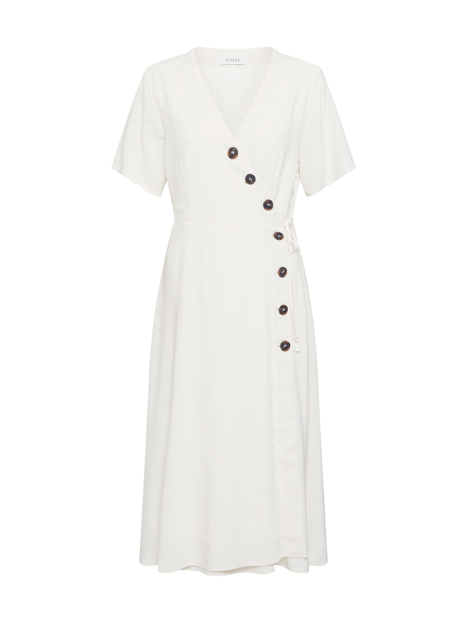 Pieces Dames Jurk Natuurwit pieces kopen in de aanbieding