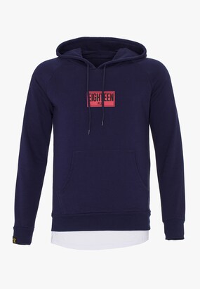 PLUS EIGHTEEN Sweatshirt Blauw