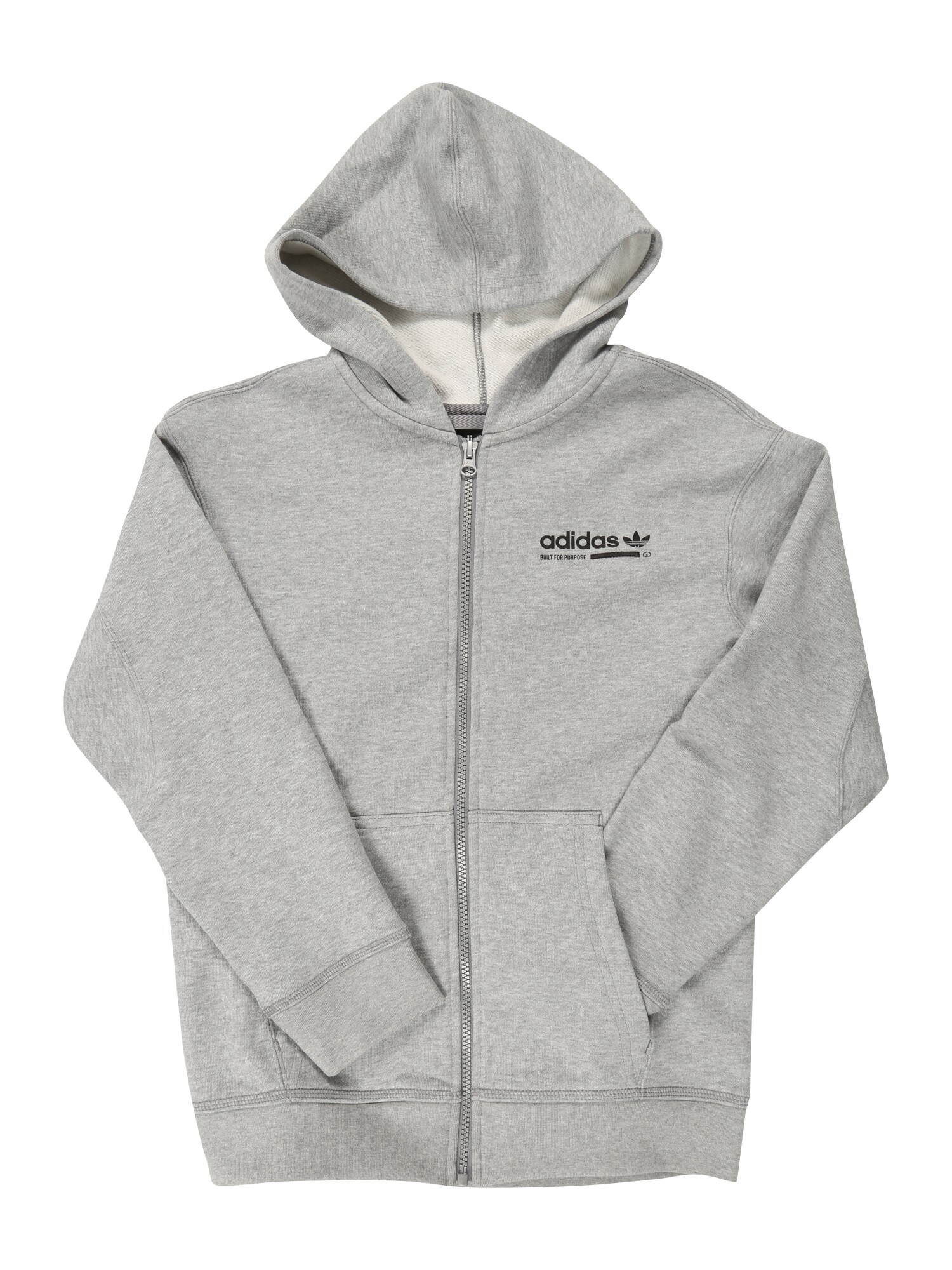 Adidas Originals Jongens Sweatvest Kaval Grijs adidas originals kopen in de aanbieding