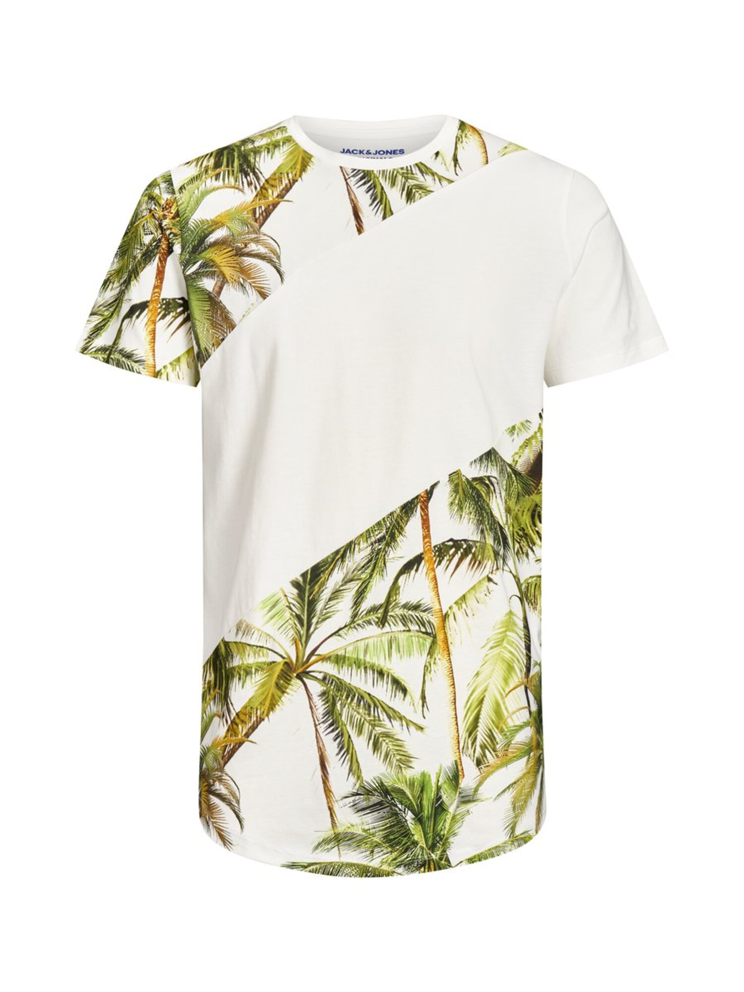 Jack And Jones Heren Shirt Creme Groen jack and jones kopen in de aanbieding