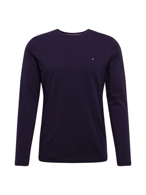 TOMMY HILFIGER Camiseta 'Long Sleeve Slim'  navy / rojo / blanco